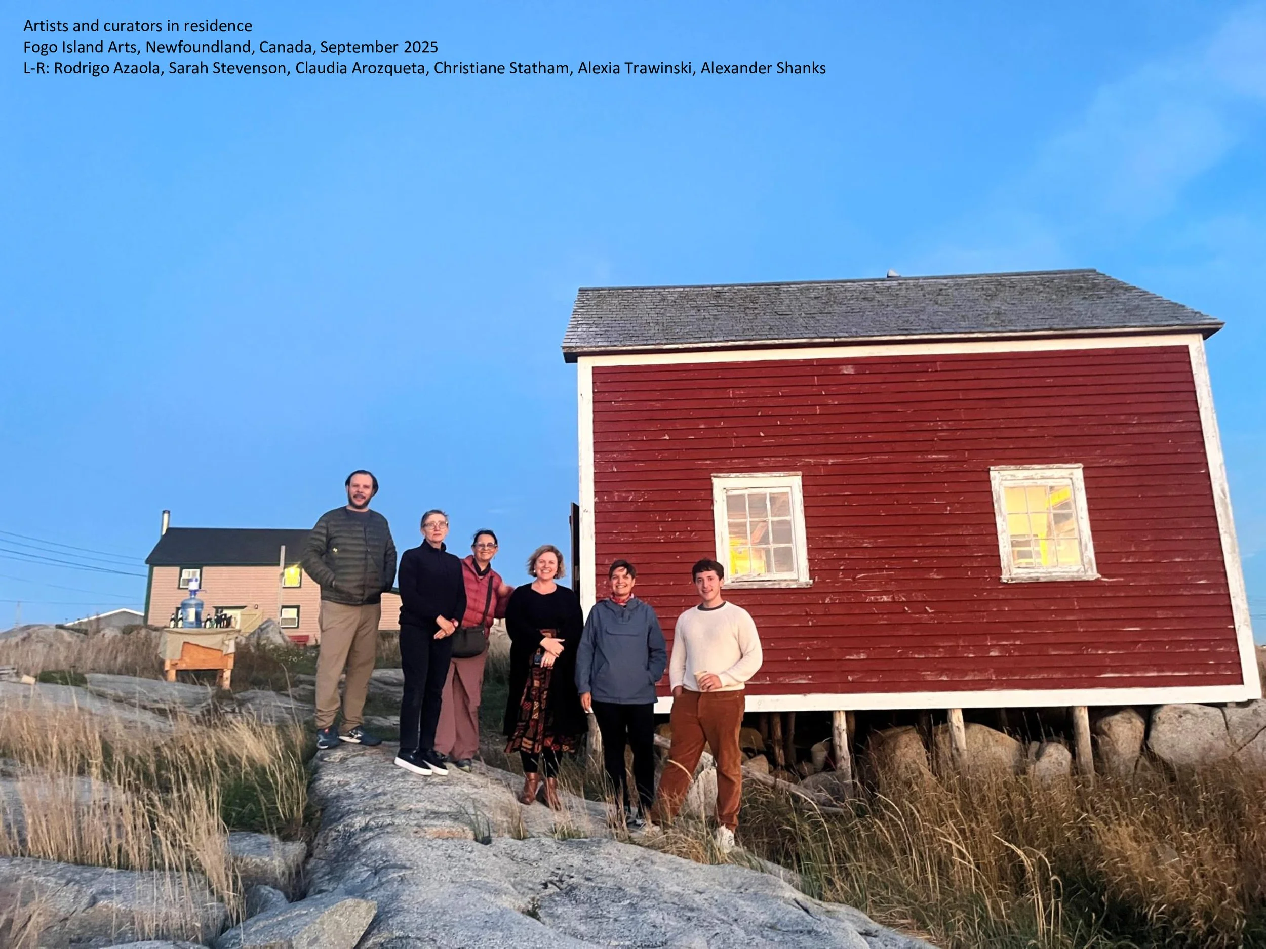Artists and curators in residence - Fogo Island Arts, Newfoundland, Canada - September 2025