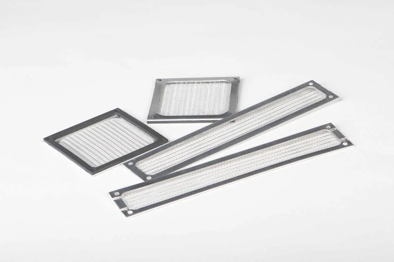 Formed Aluminum Screen With Wave Pattern