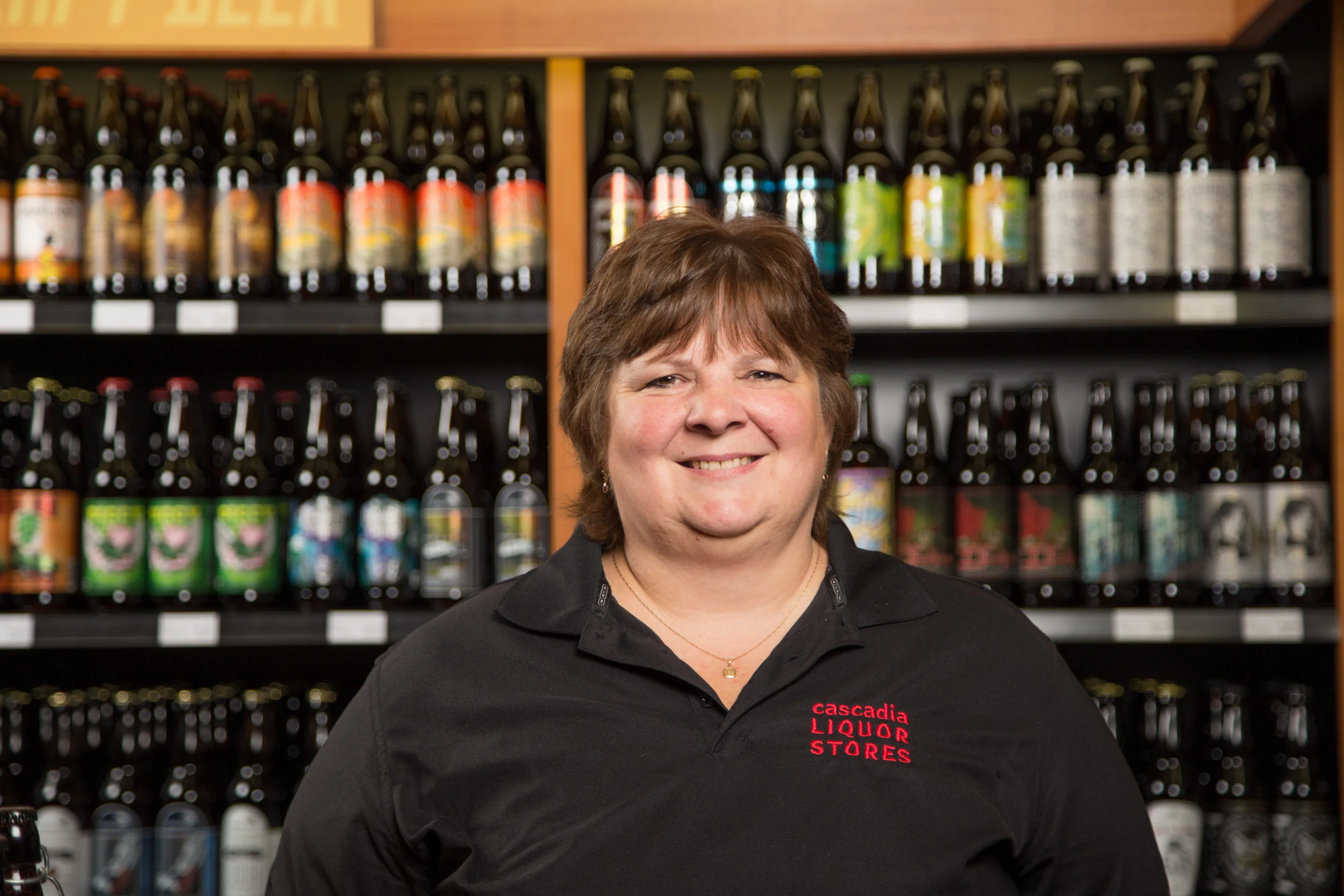 CATHY CARLSON GM, COLWOOD PRUD'HOMME LEVEL 1 / WSET LEVEL 2 With a background of over 35 years in hospitality and liquor retail, Cathy leads a team that constantly strives to exceed the customer's expectations. Cathy is always available to help you find that perfect bottle of wine, or show you the latest hard-to-find craft beer release. Email: cathy@cascadialiquor.com