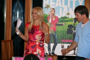 Giving my speech, Josh by my side!