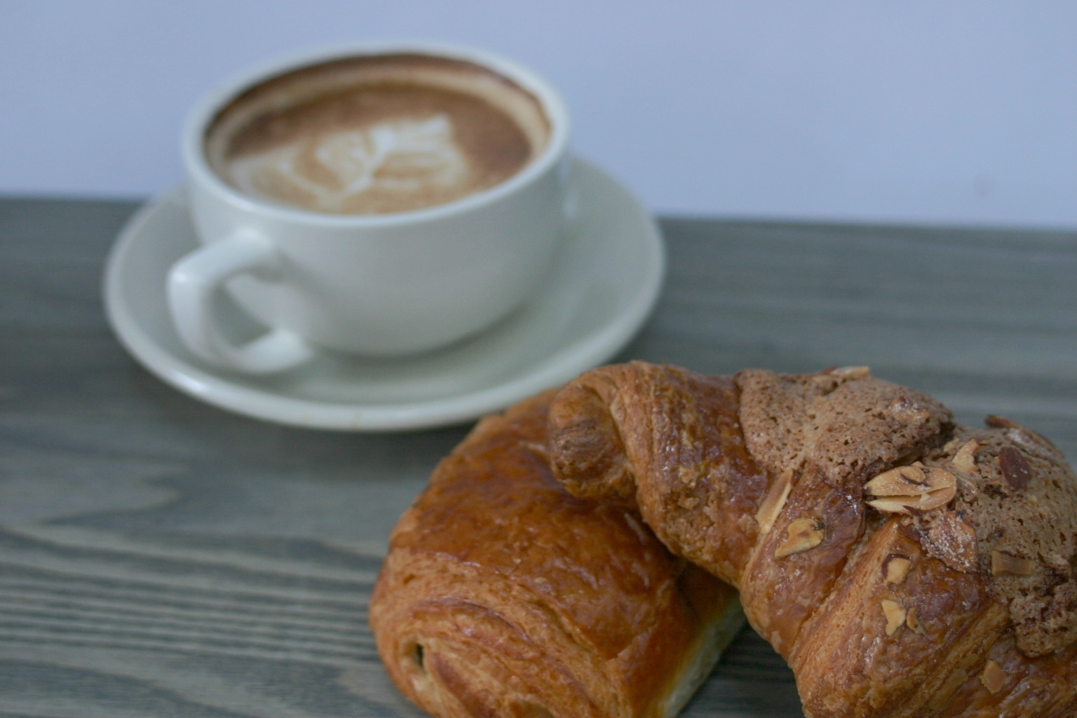 Cappuccino & Almond Croissant