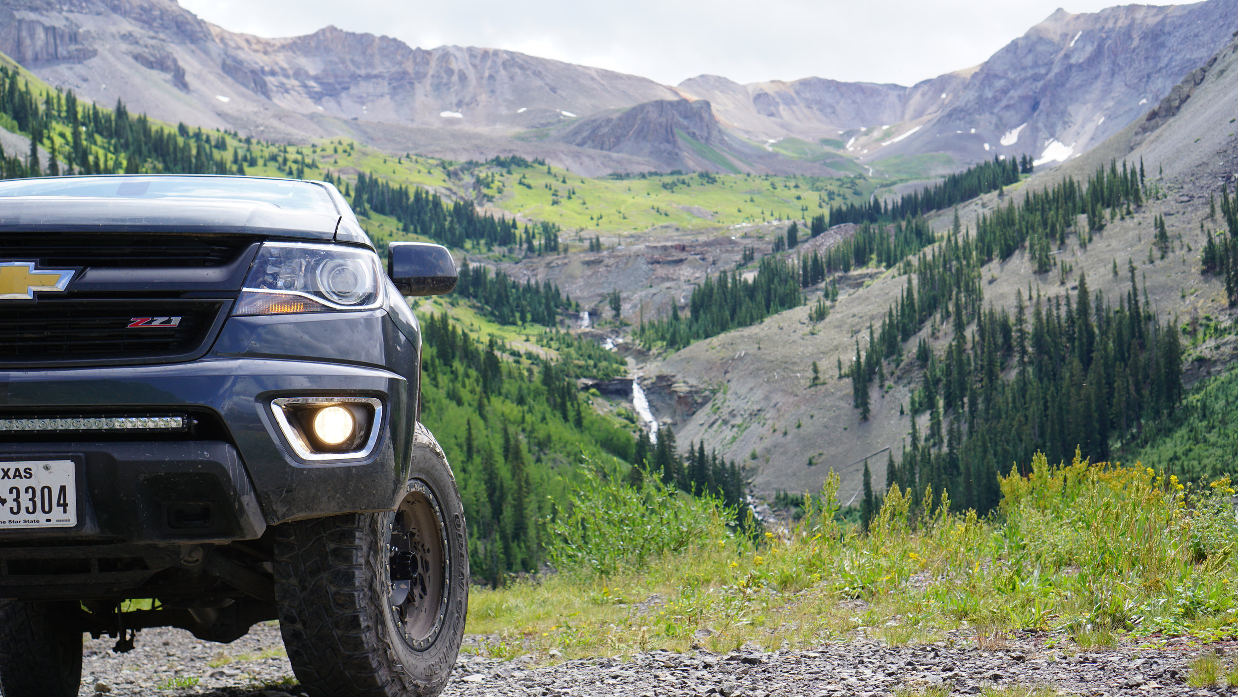 Next time we'll probably rent a Jeep. The roads were almost too narrow and the turns too short for a truck like this. But it can be done!