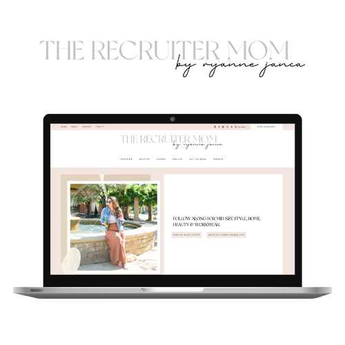 The Recruiter Mom Launch! — Customizable Squarespace, Shopify, & WordPress  Site Design for Bloggers and Influencers