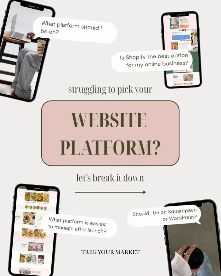 Think of this as your website cheat sheet ✨

Because the right platform makes every part of your website feel seamless, intentional and aligned with the way YOU run your brand and business.

Still not sure which one is best for you? Don&rsquo;t worry