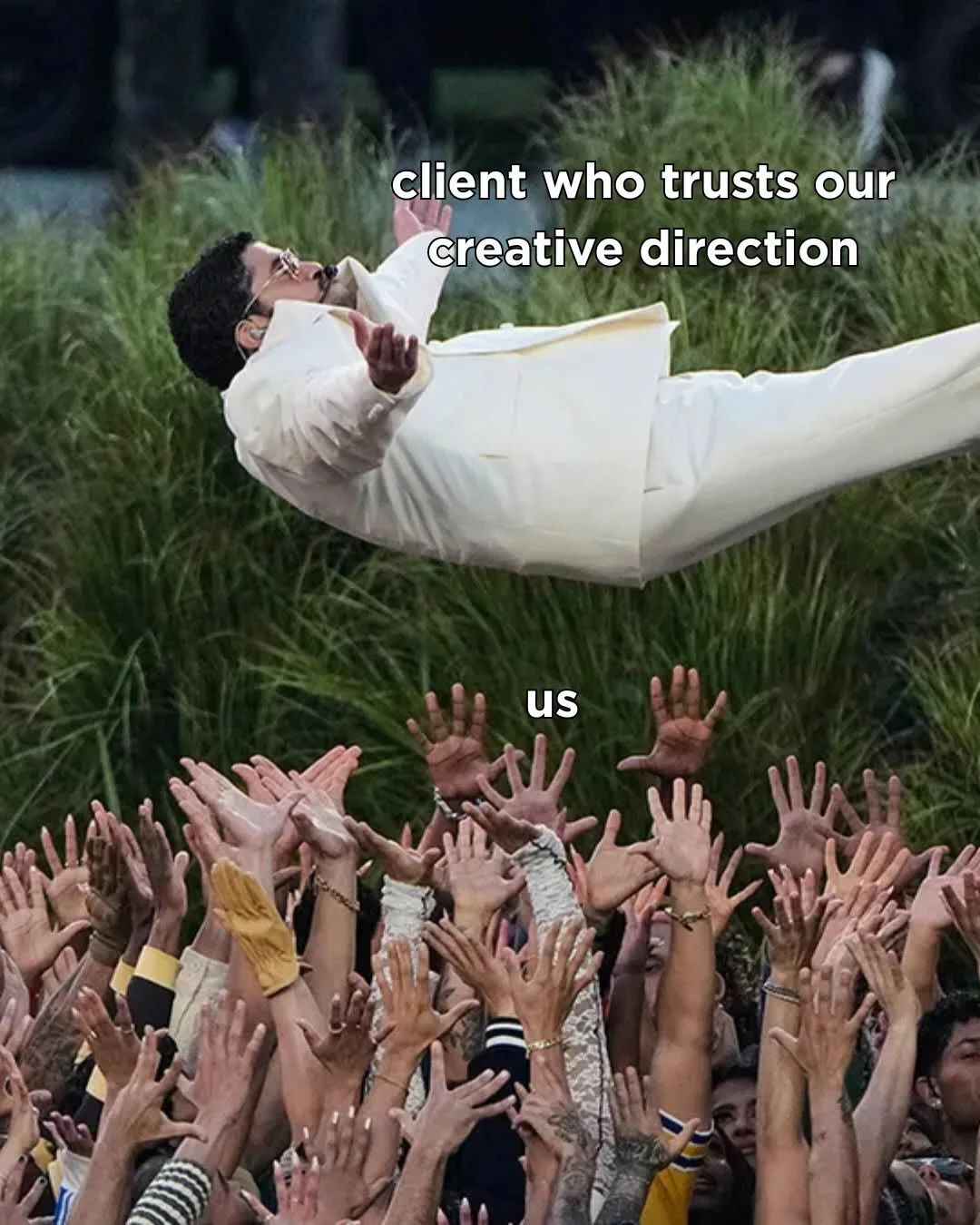 Creative direction today: the Benito Bowl 💃

#superbowl #badbunny #websitedesigner