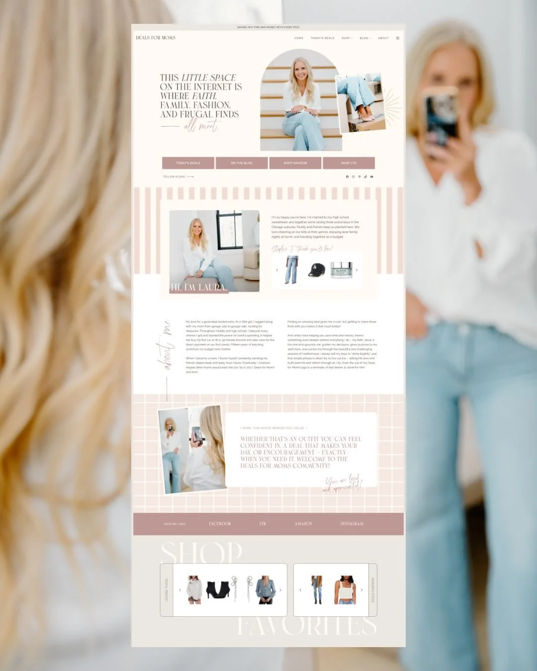 @dealsformomsblog new website is LIVE!!

Swipe through to take a peek around 🤭

Laura founded Deals for Moms in 2017 to help families save time and money by sharing the best deals and must-have finds. We had the honor of working with her on a custom