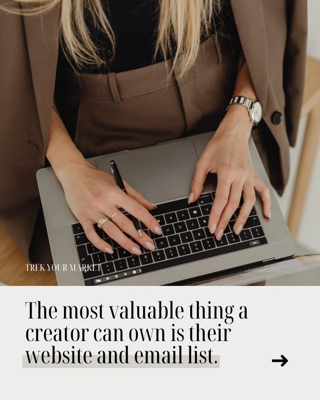 If we could give creators one piece of advice, it would be this:

Invest in a platform you own and control. 

Social media is incredible for brand awareness, connection, and growth. But at the end of the day, you don&rsquo;t own your followers. You&r