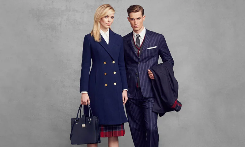 BLACK FLEECE 腰かける by Thom Browne ナポレオンダッフルコート