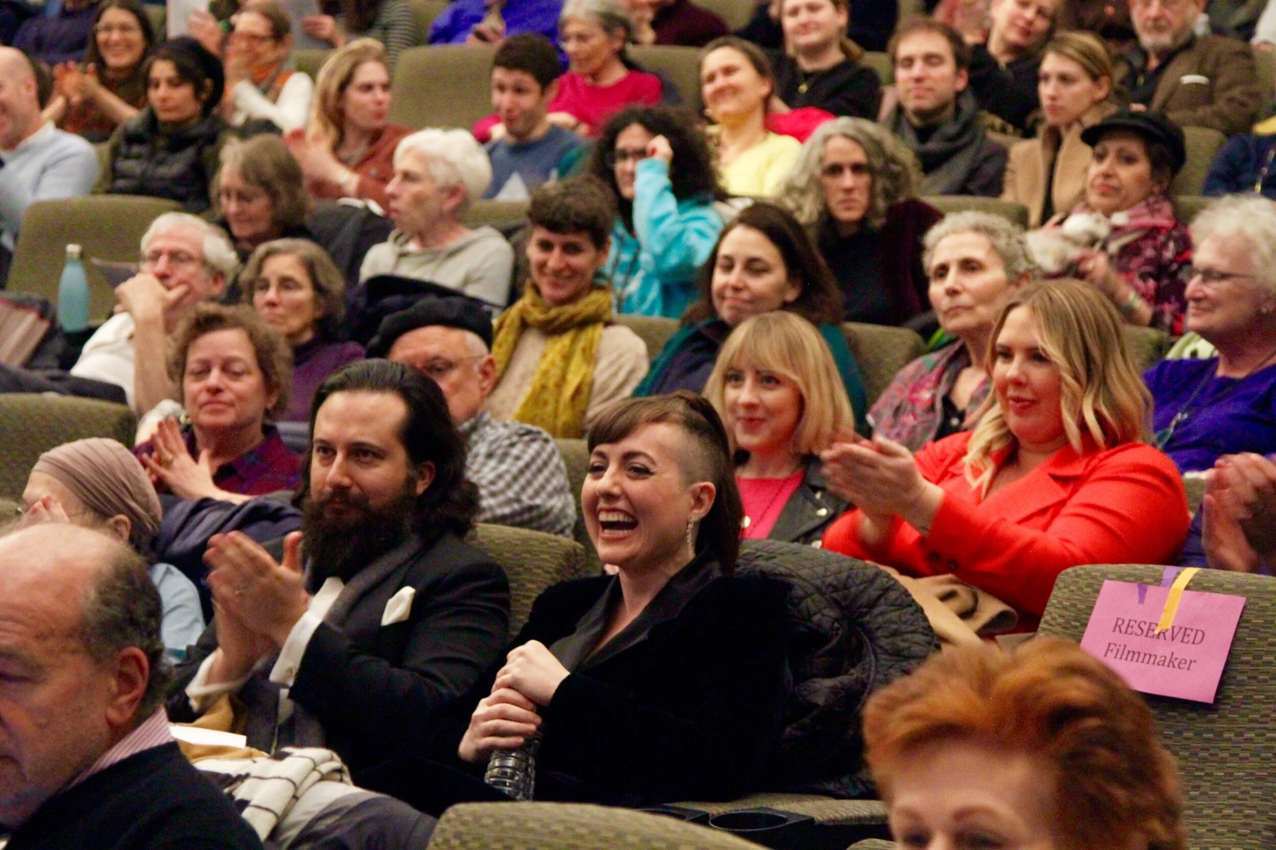 Right before the screening