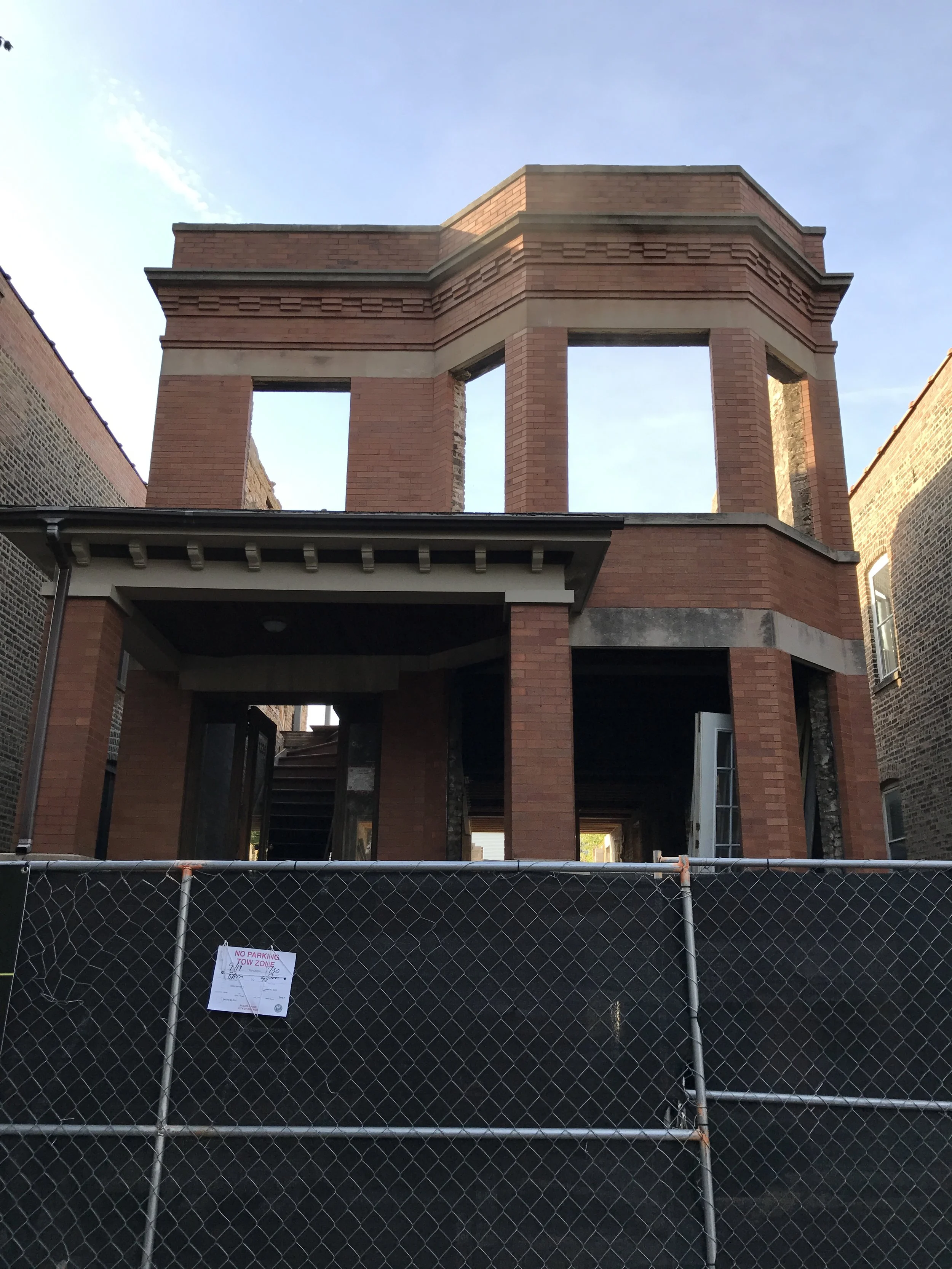  Conversion of an old Chicago two-flat to a single family home 