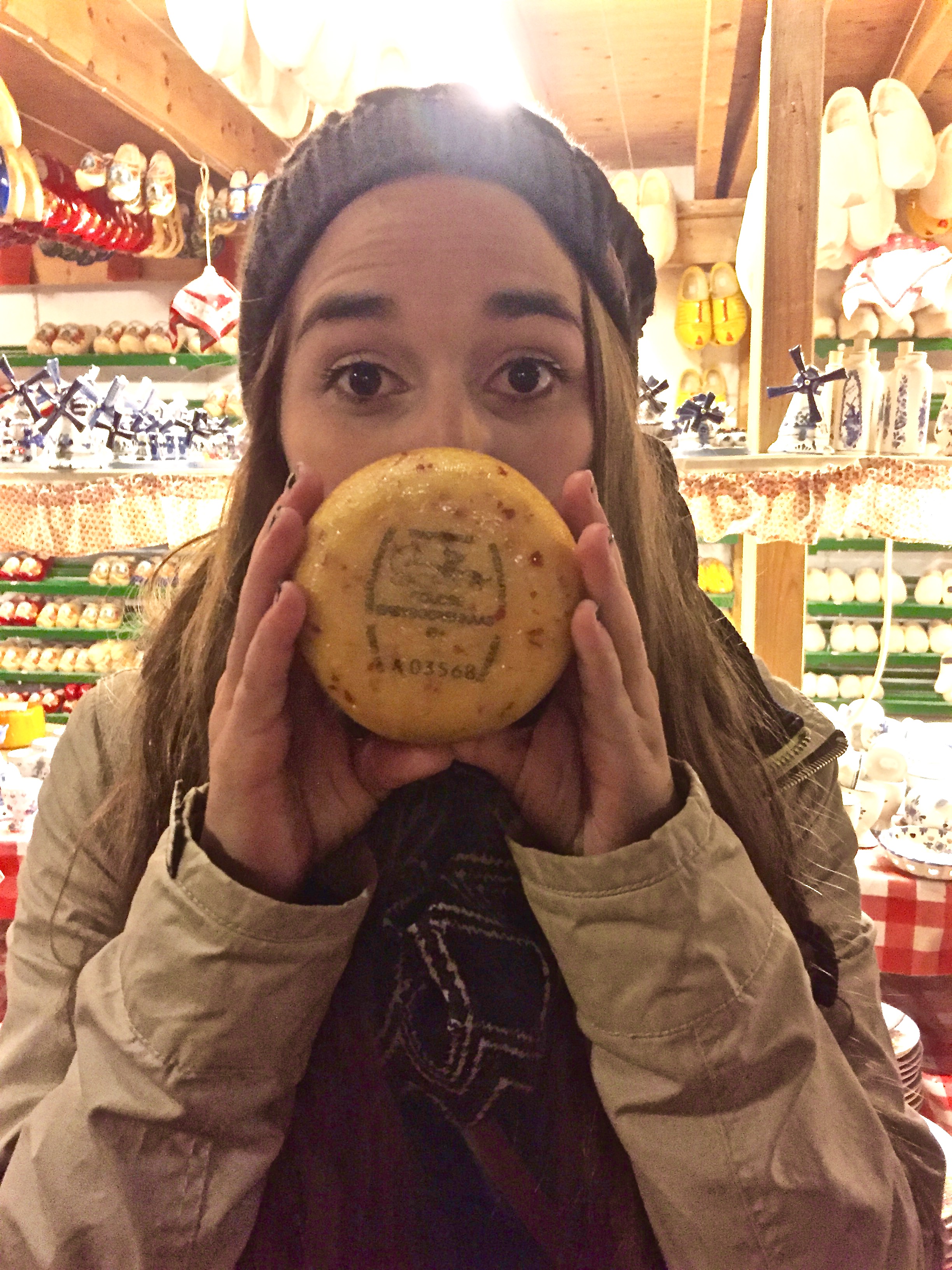 I bought my own little wheel of cheese