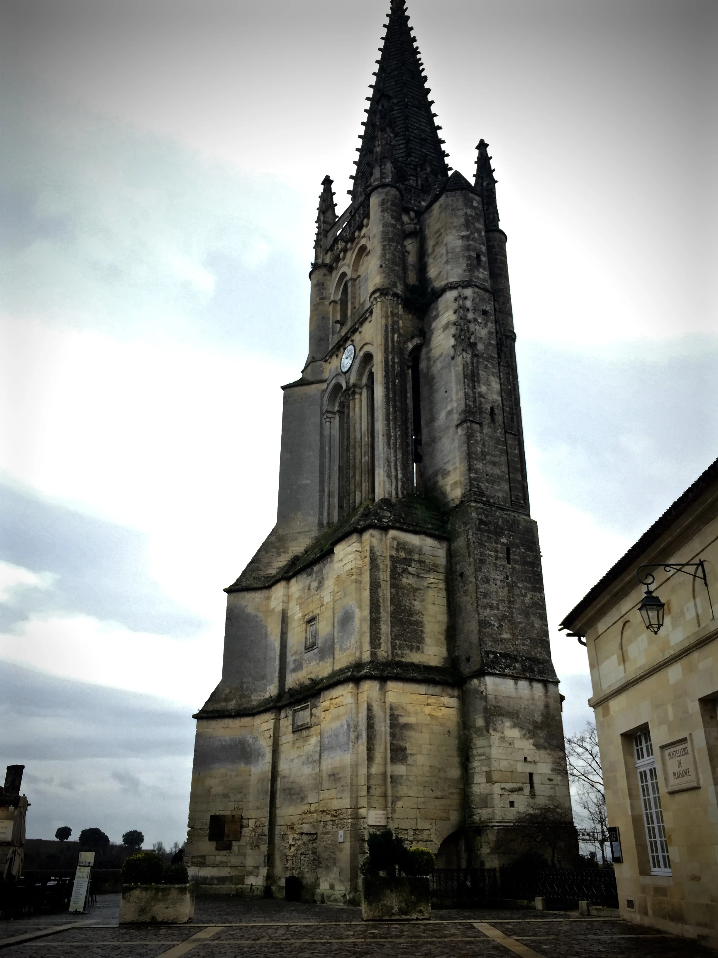 Monolithic church bell tower. A stunning view from the top, and some beautiful architecture as well. 