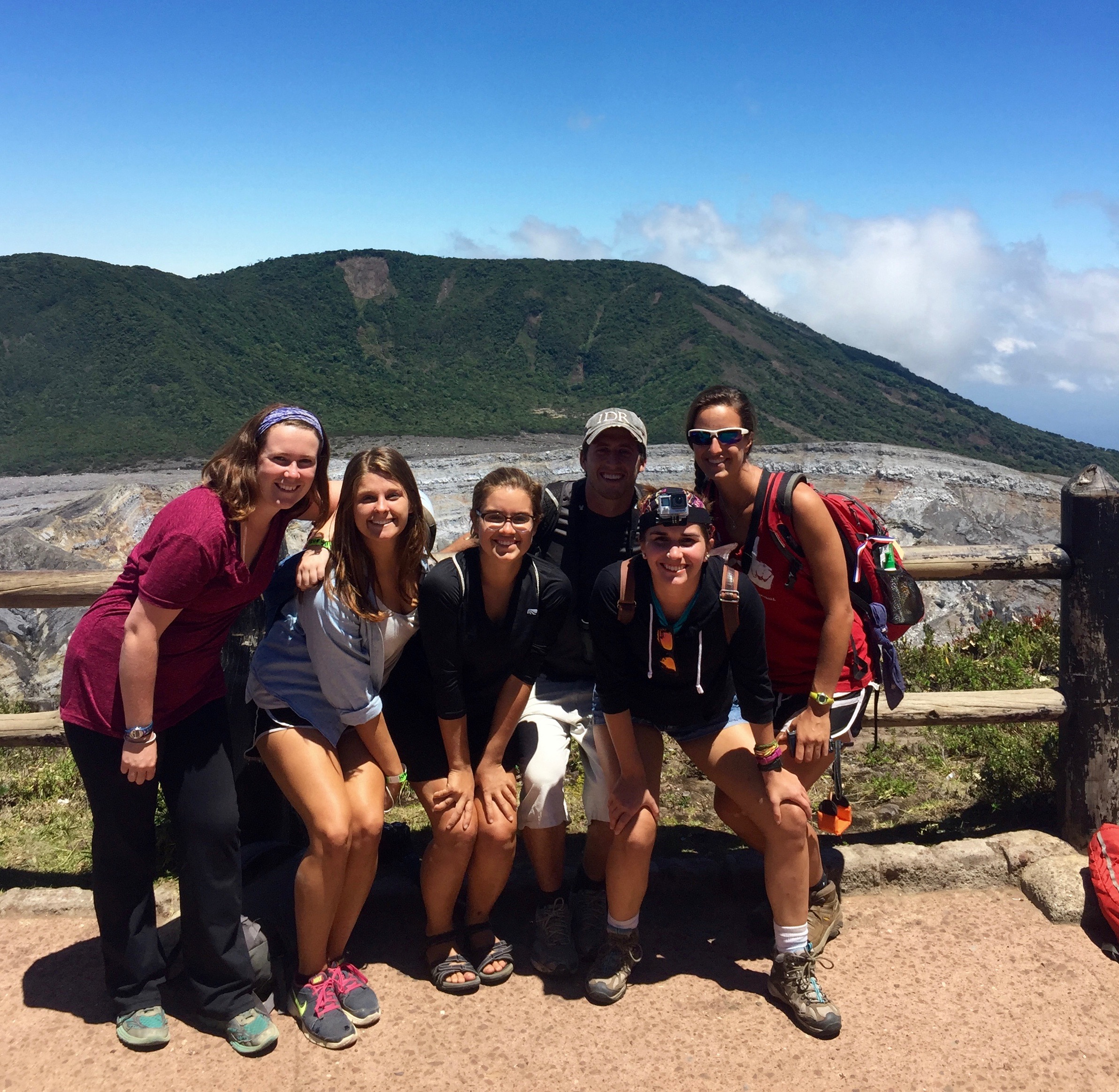 These are the amazing people I worked with at camp! We took a trip to Poas together (blog to come). From left to right: Bridgitte, Chelsea, Grace, Ryan, myself, and Jill. 