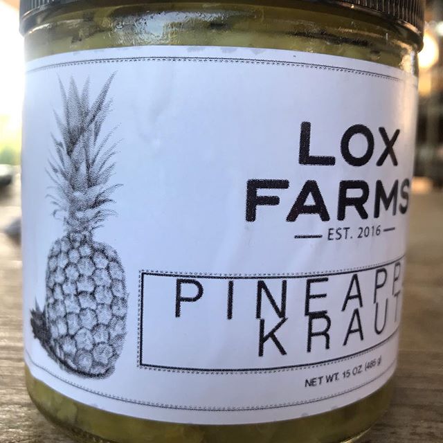 Pineapple kraut is back in stock. It&rsquo;s the mildest and sweetest of our ferments.