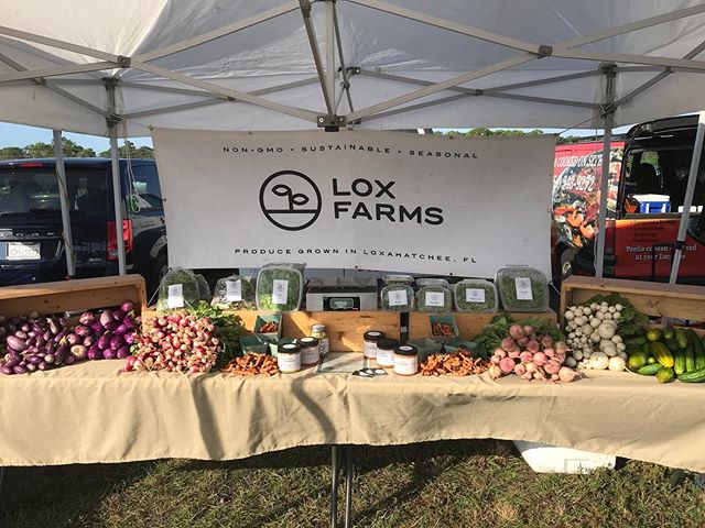 We are in Parkland and the Gardens green market today. Stop by for all your local veggies and meet farmers Aj and Justin who grew all this delicious food