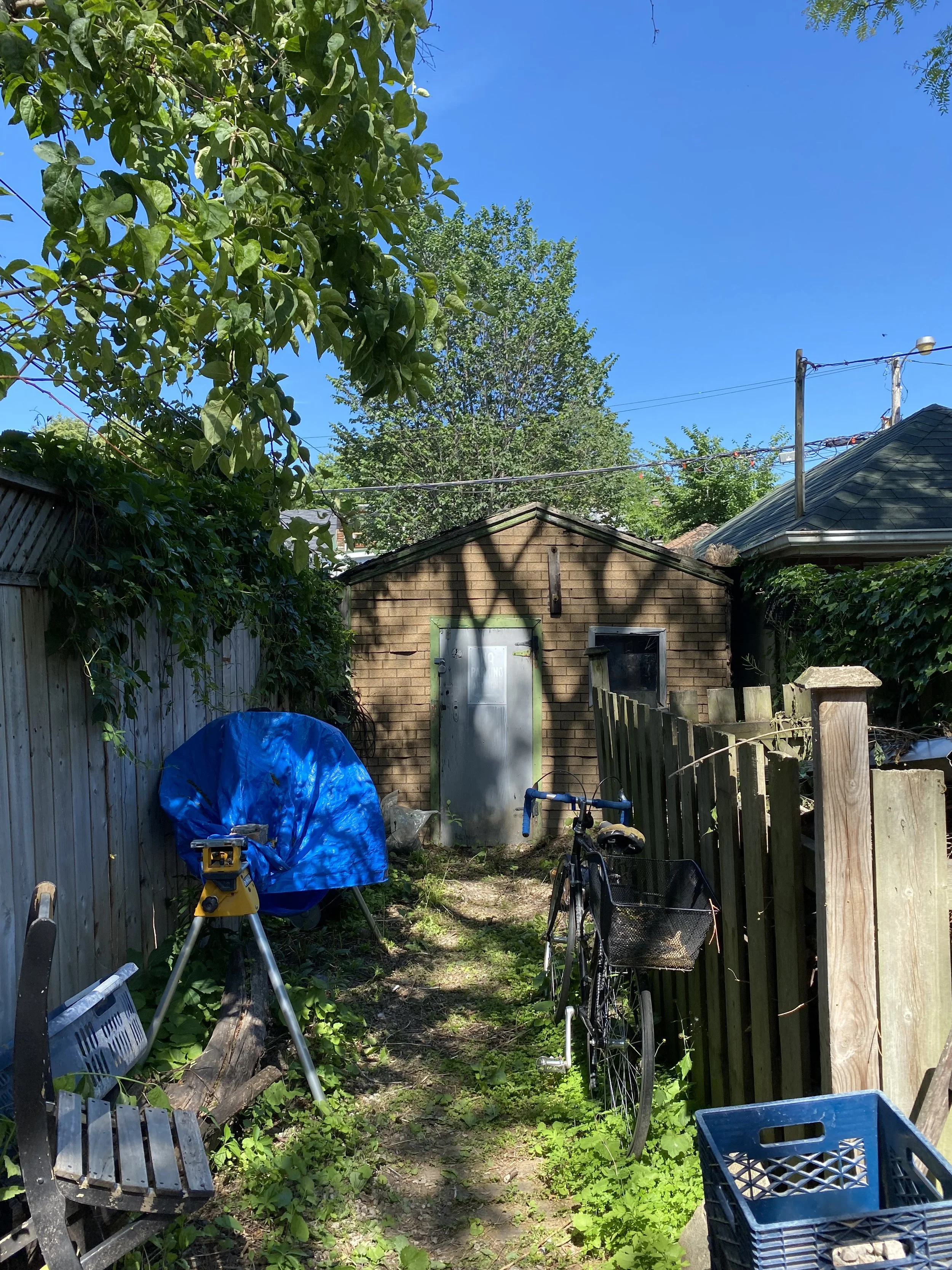Garage before