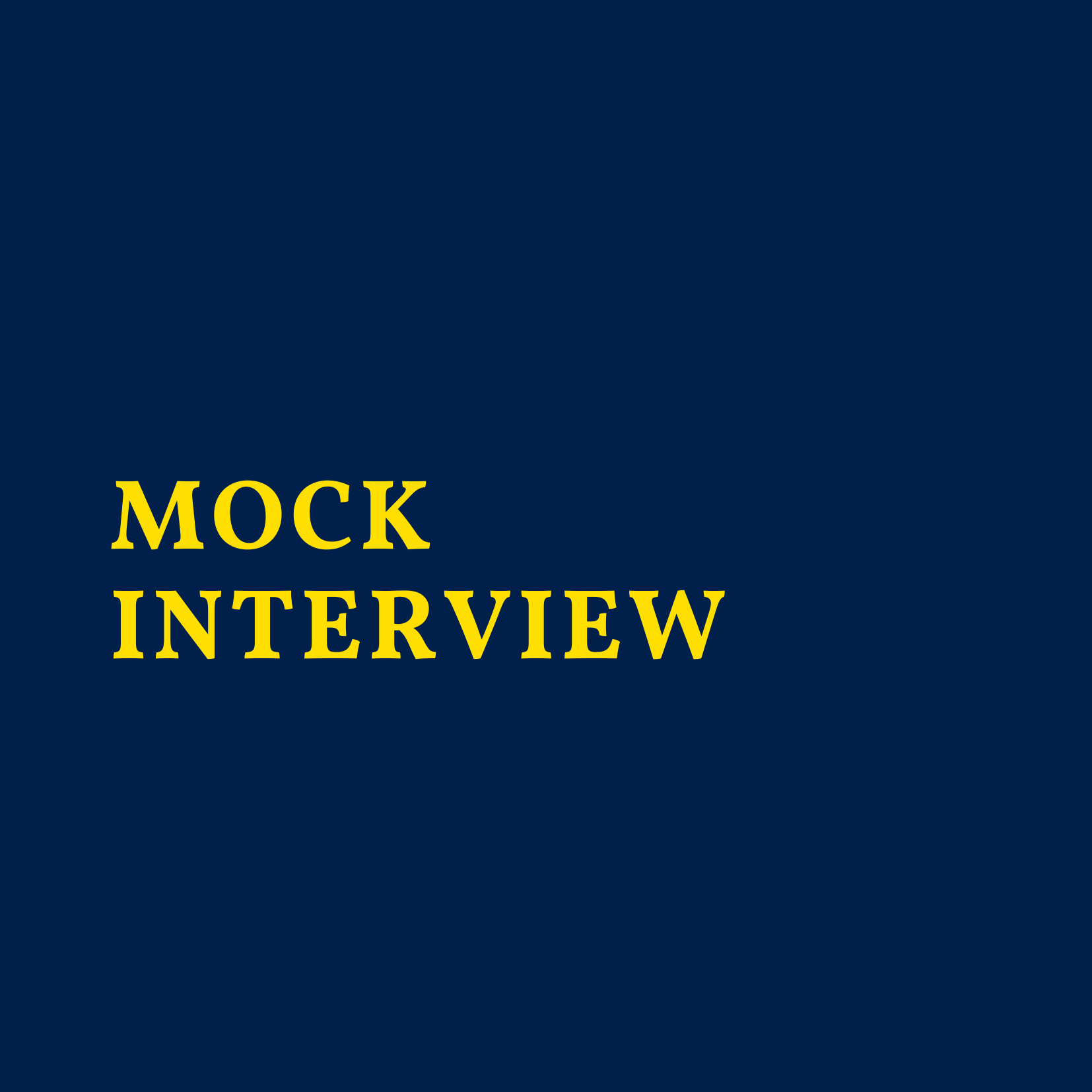 Mock Interview - Sale