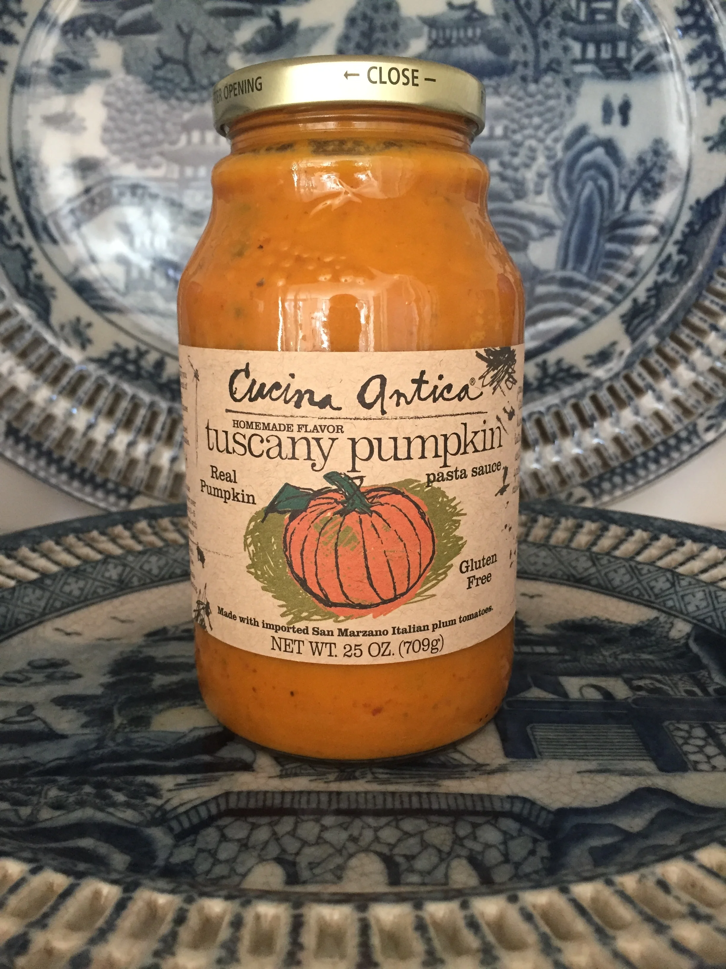 I love, love this sauce! I happened upon it a few years ago, and it has been my go-to since. When you're cooking for Thanksgiving, it's okay to short-cut with a delicious jar of quality sauce the night before!
