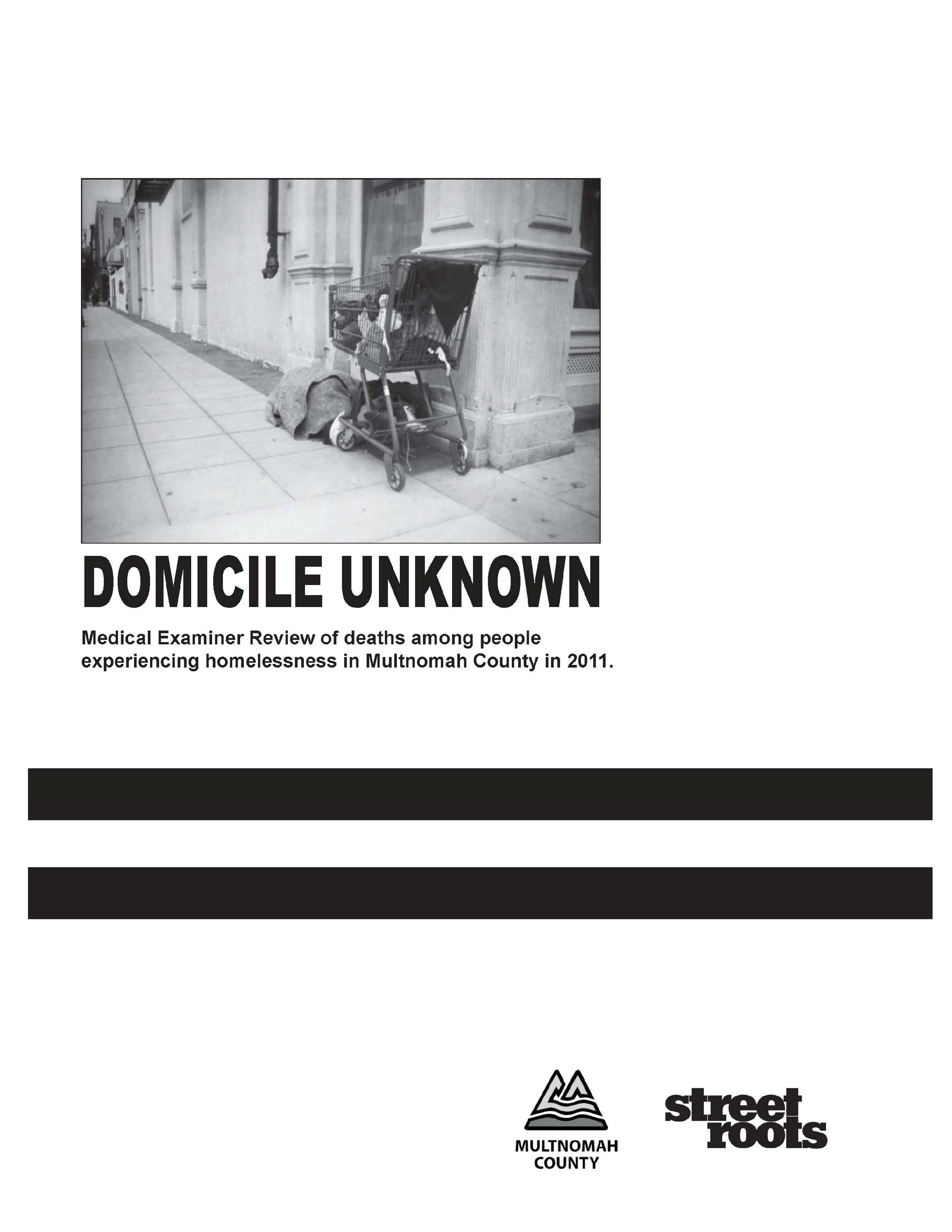 2011 Domicile Unknown Report