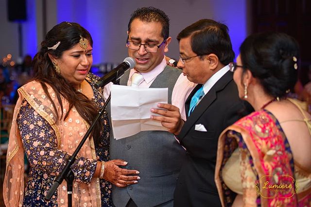 It was a beautiful thing to see as Satya's (the groom) family came by to show their support as the bride's brother recalled all the difficult and trying times they recently went through.
.
.
.
.
.
#lumierephotographyus&nbsp;#chicagoweddingphotographe