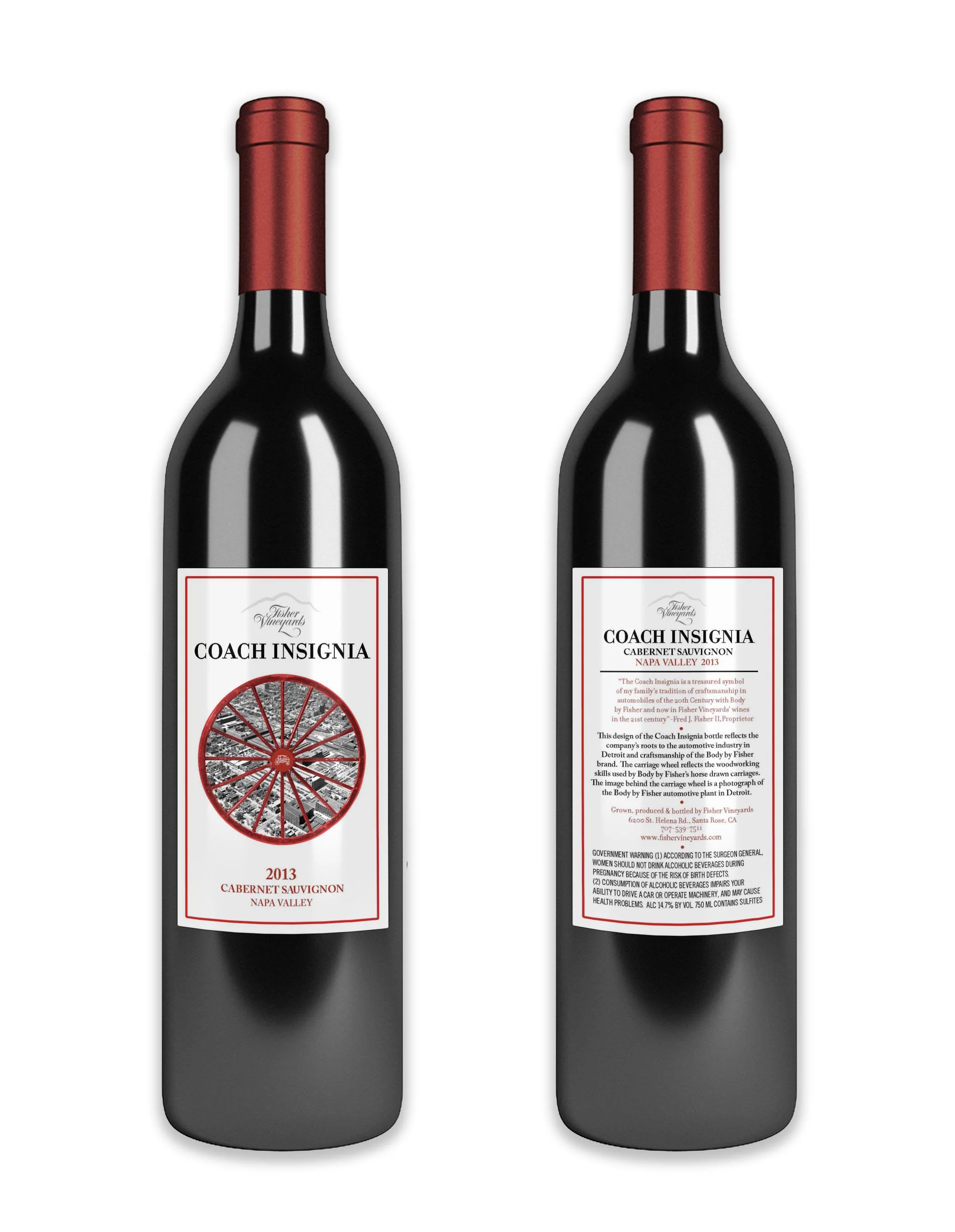 Coach Insignia Wine Label