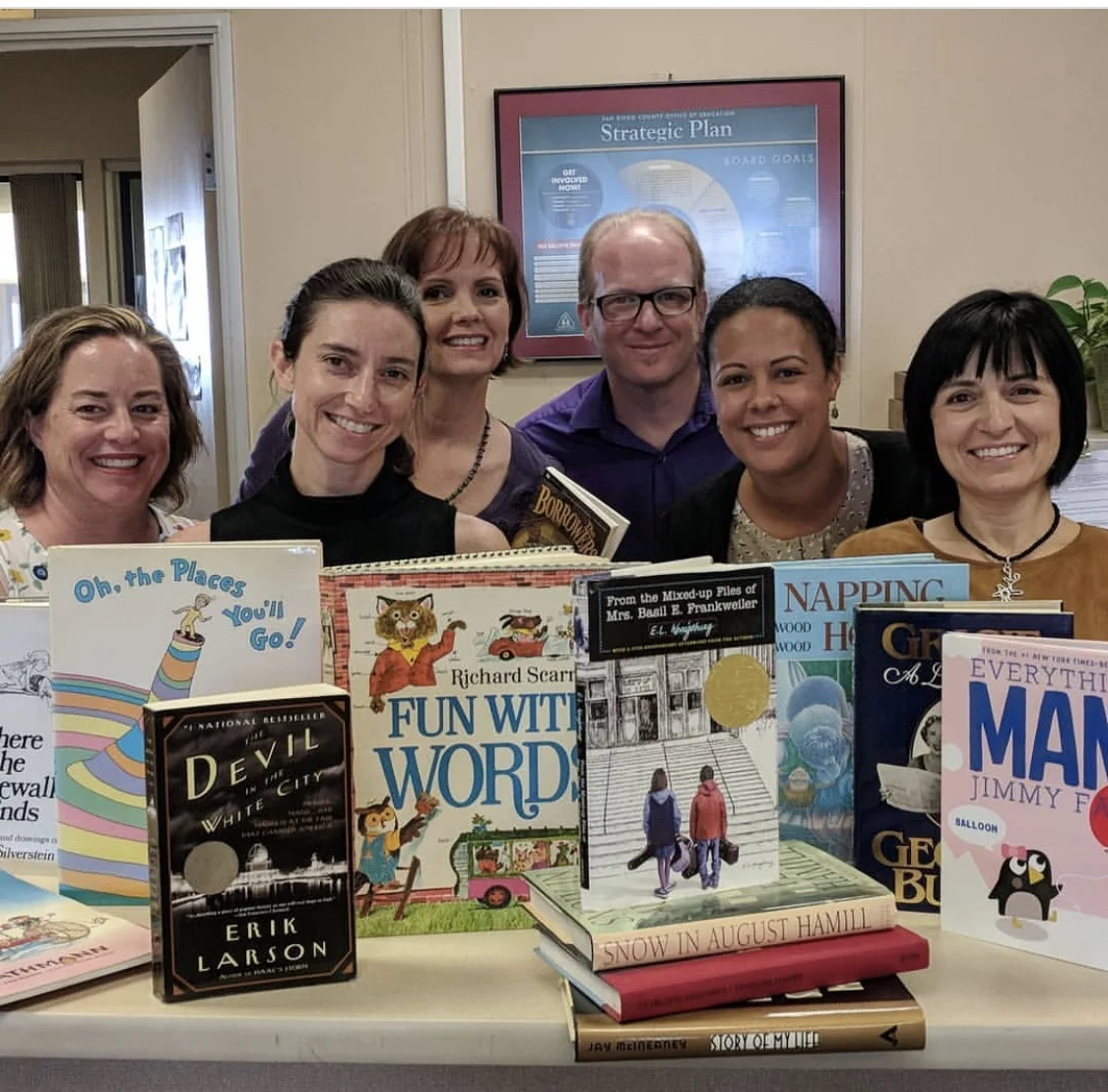 A #shelfie from the lovely folks at the San Diego County Office of Education!