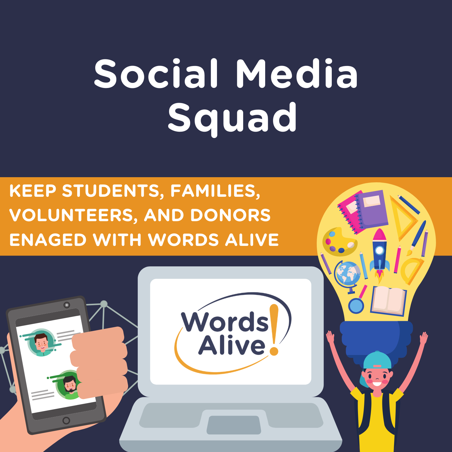 Social Media Squad — Words Alive