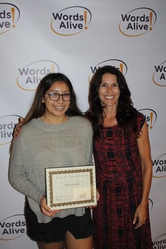 Andrea and her mentor Sonya in 2019.