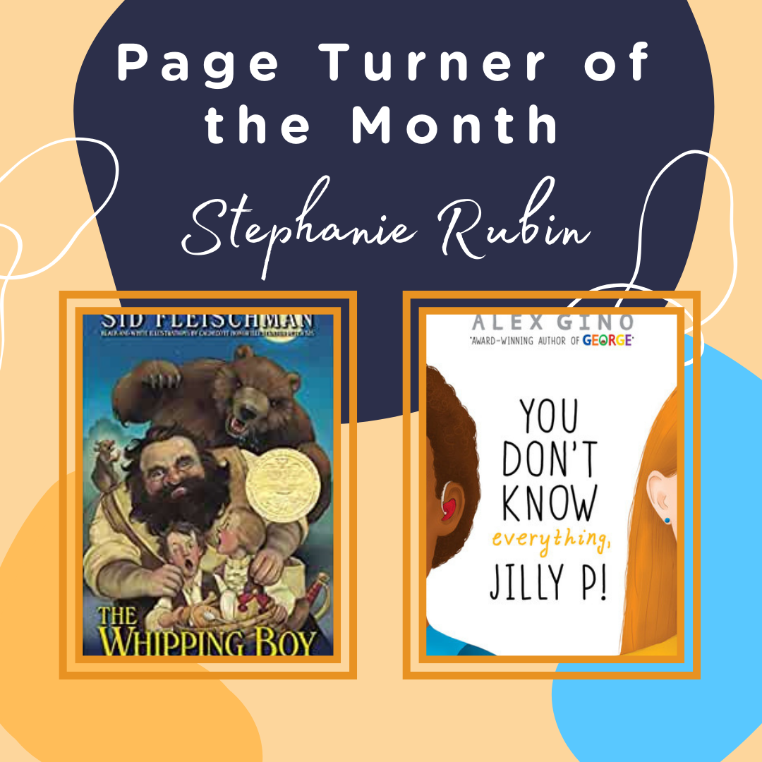 Cheers to our May Page Turner of the Month: Stephanie Rubin!