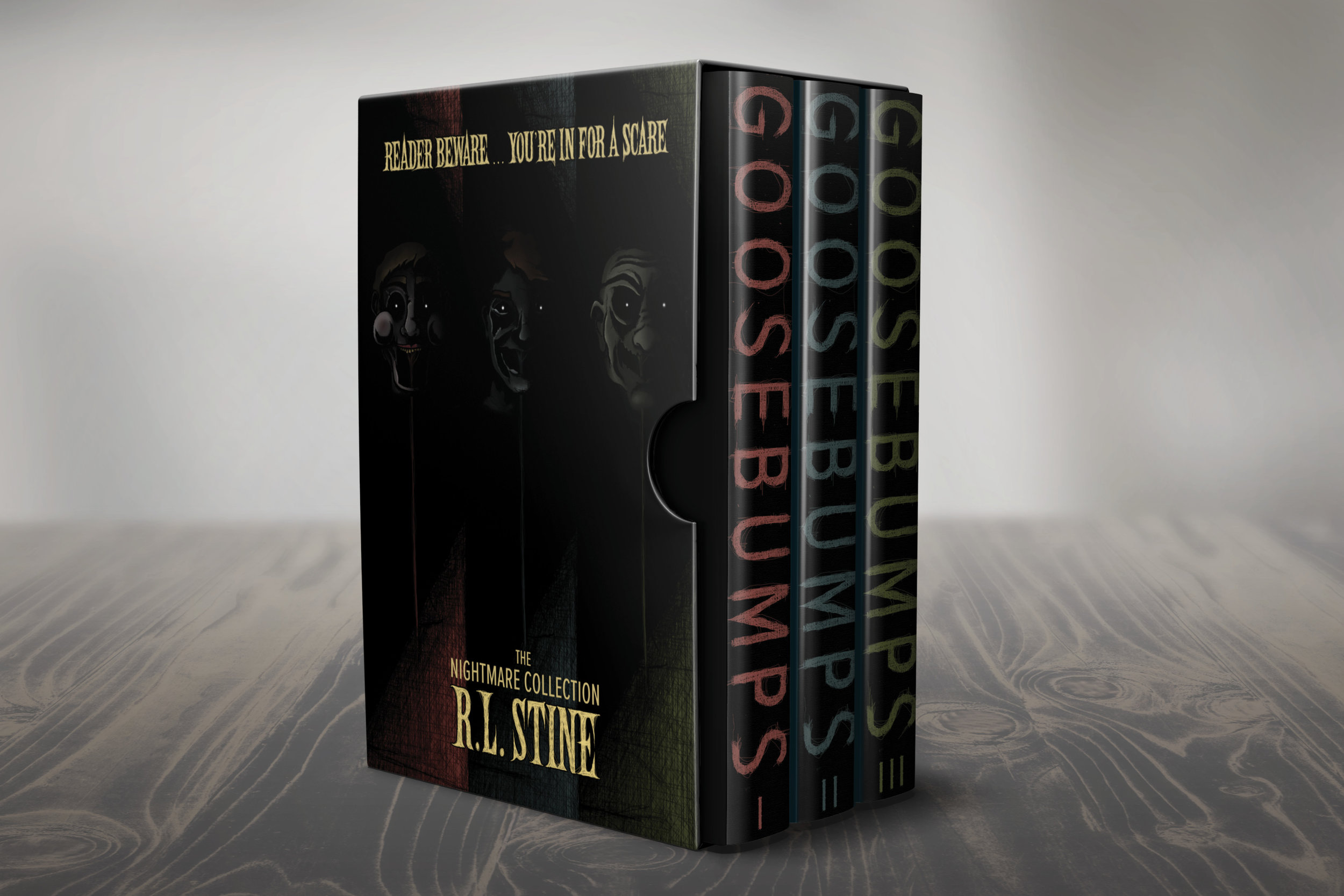 Influenced by the 90's era, I created nostalgically styled print advertisements for the release of the series. The concepts for the ads are a reminder of what it felt like to get a new Goosebumps book, turn off the lights, and let your imagination go wild. 
