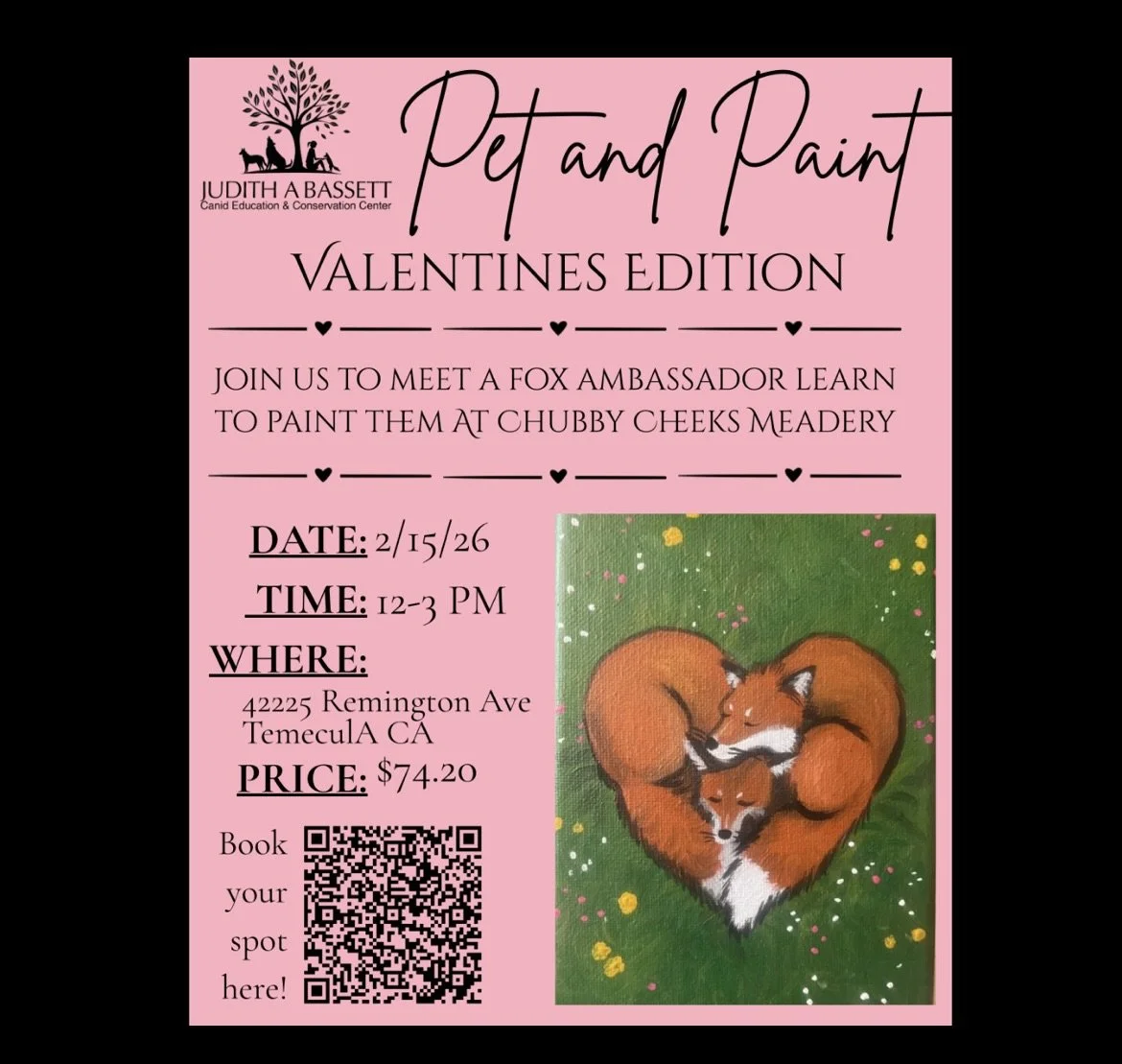 Pet &amp; Paint Fundraiser - Valentine's Edition