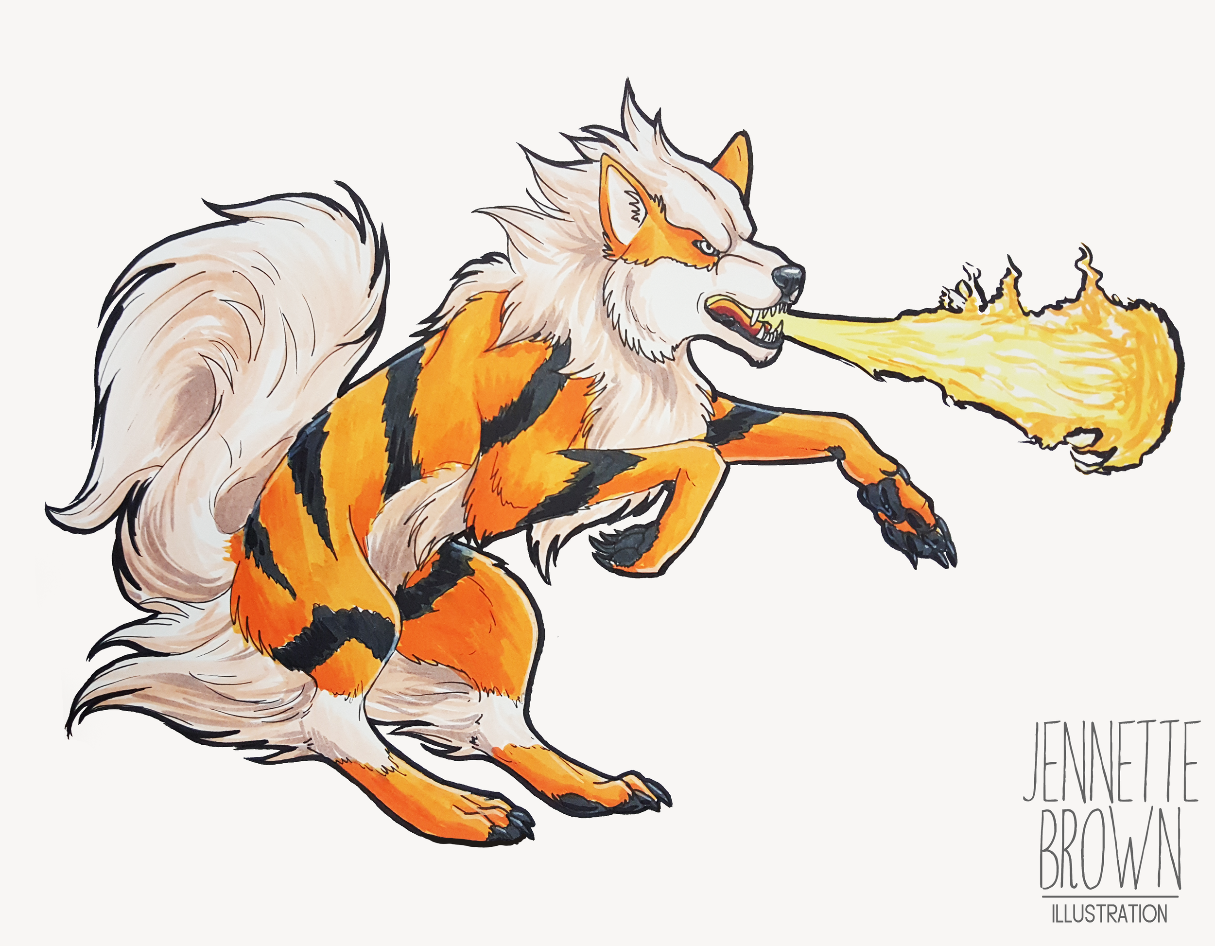 Arcanine (Copics)