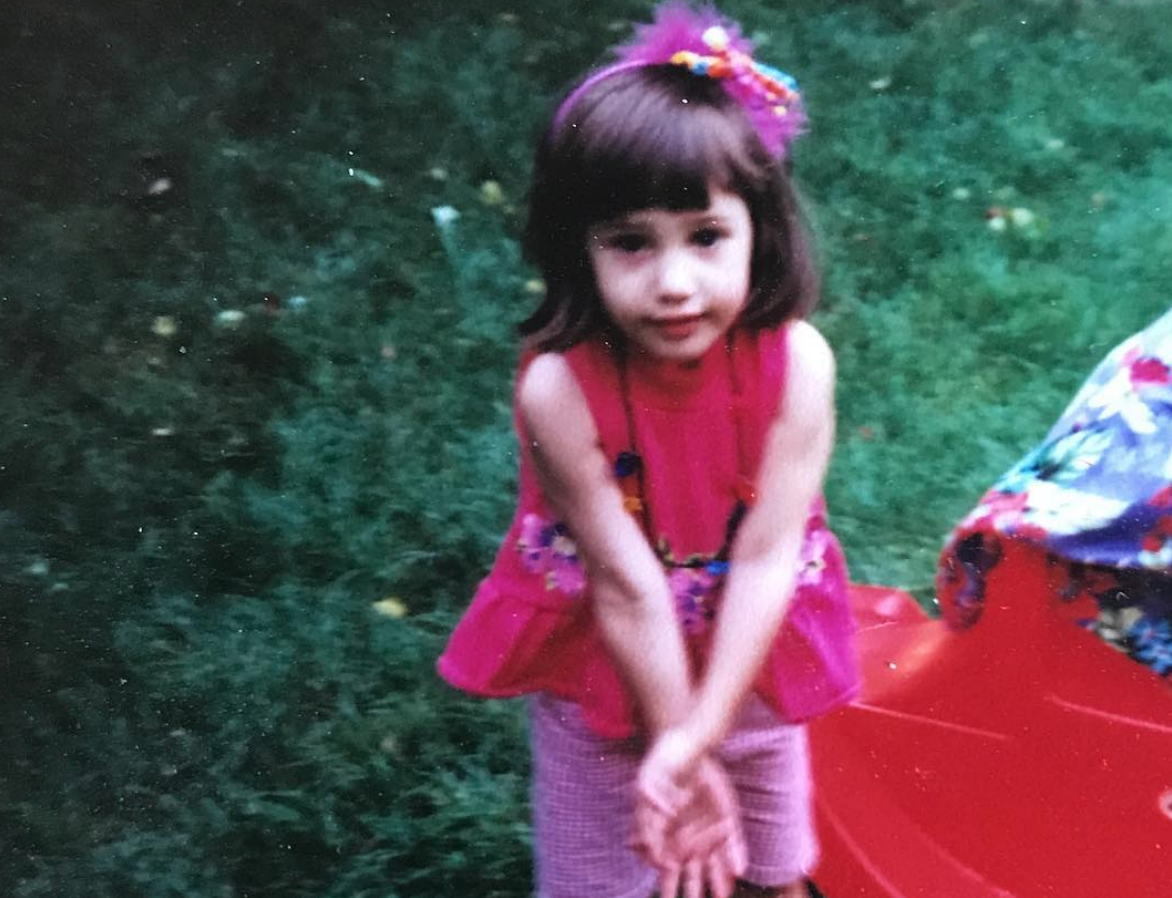 Author as a child, a former self.