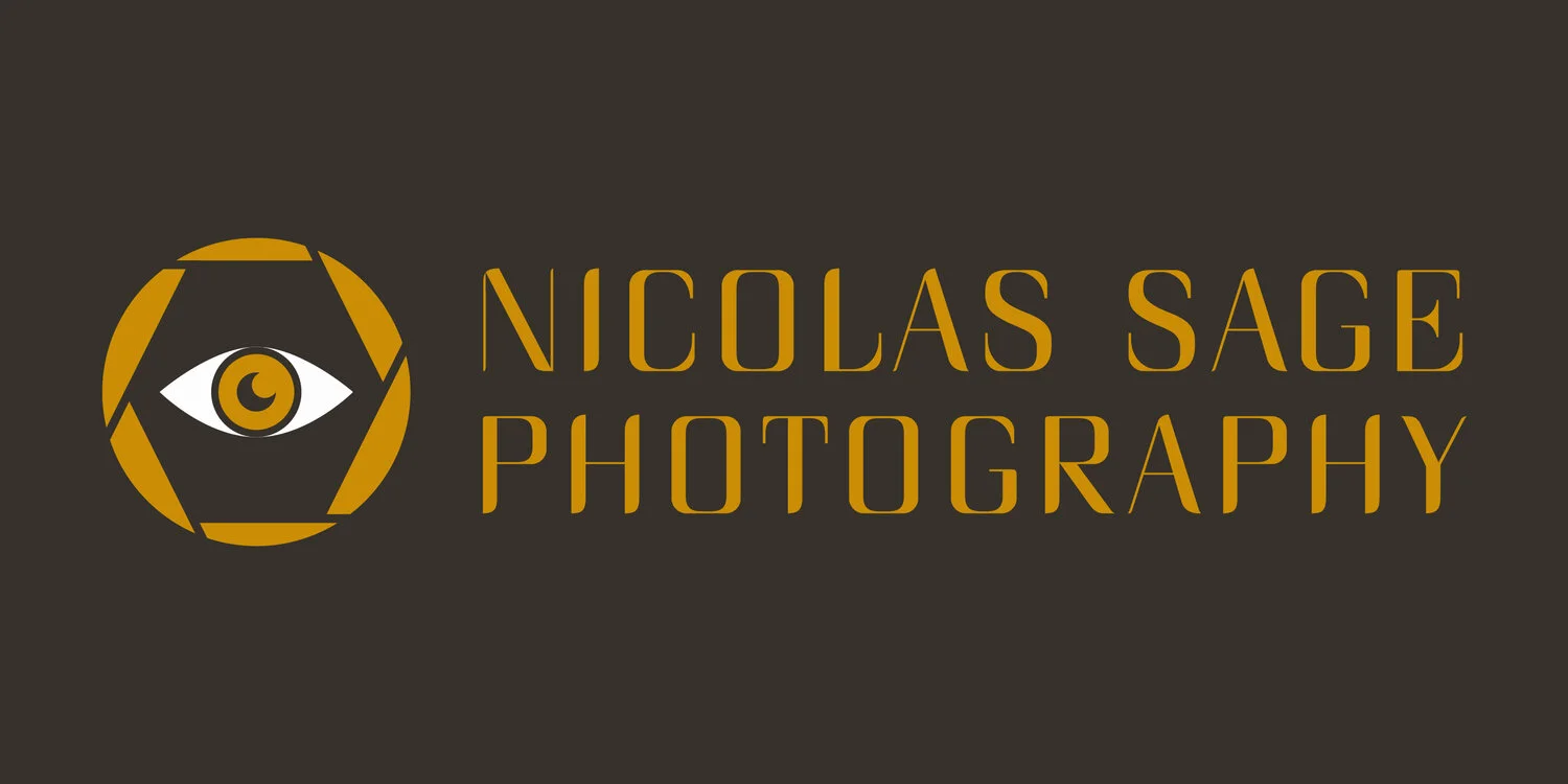 Nicholas Sage Photography logo concept (interview assignment), 2015.