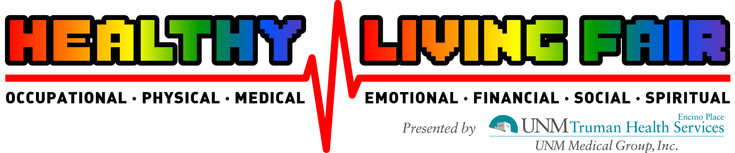 Healthy Living Fair logo for uNM Truman Health Services, 2017.
