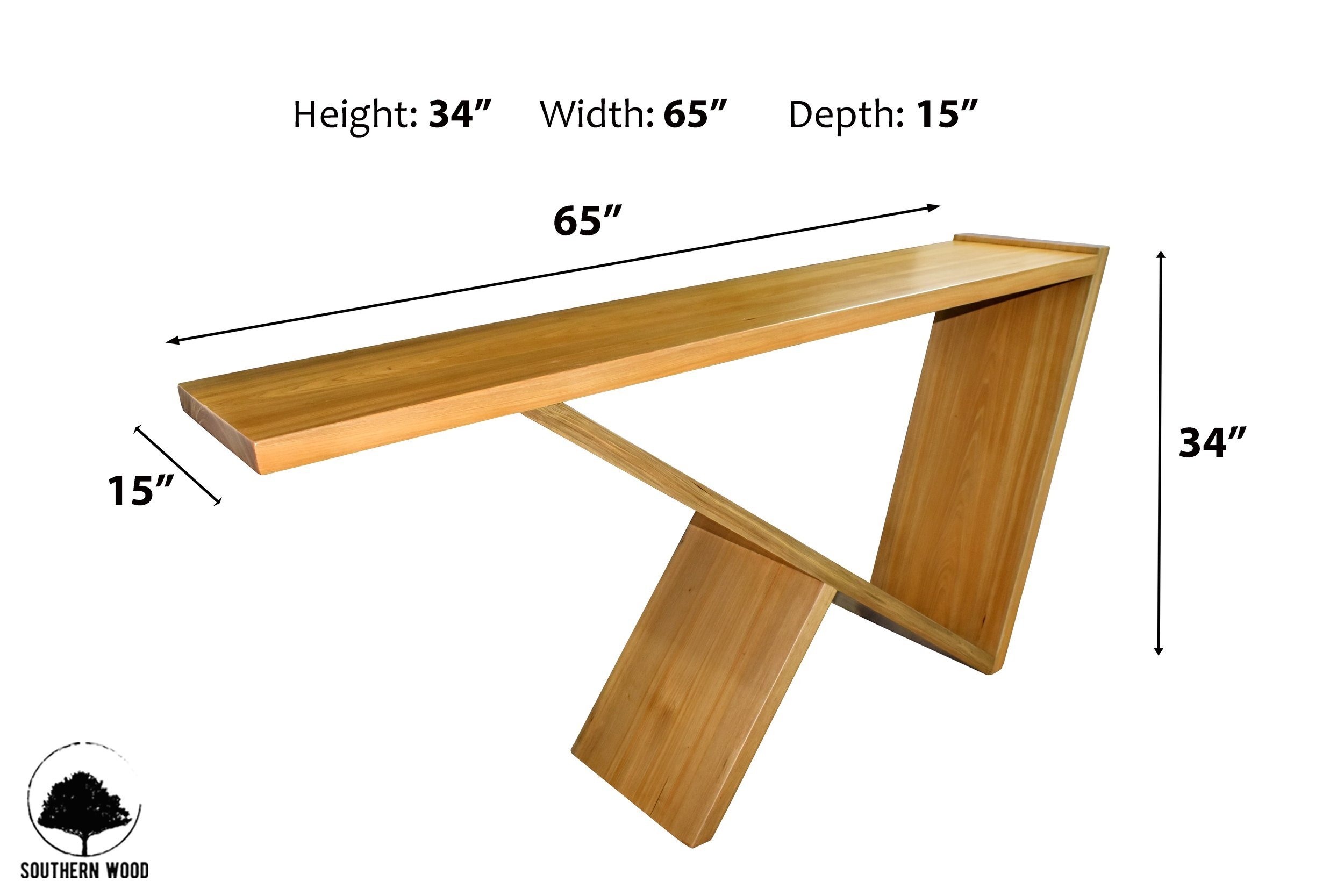 custom solid wood hall entry table, sofa table, console table