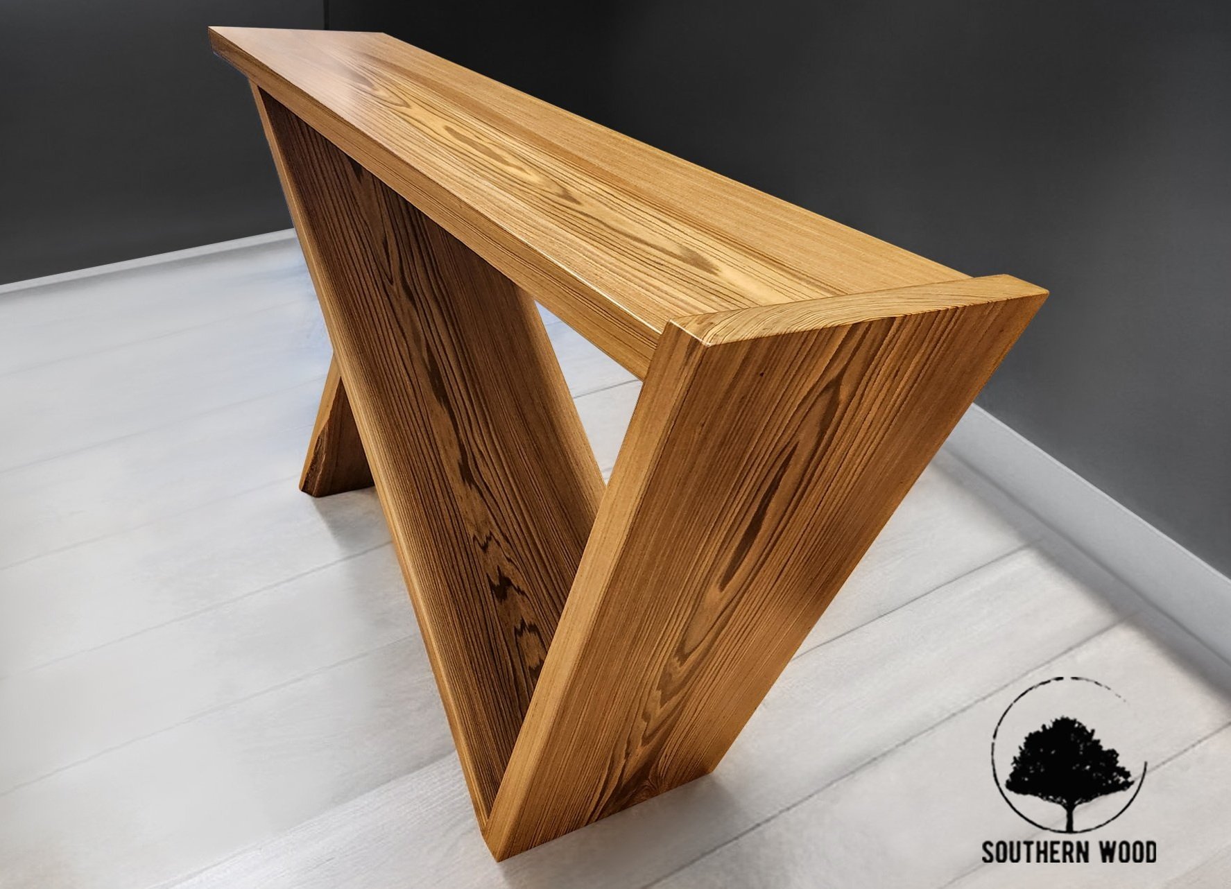 custom solid wood hall entry table, sofa table, console table