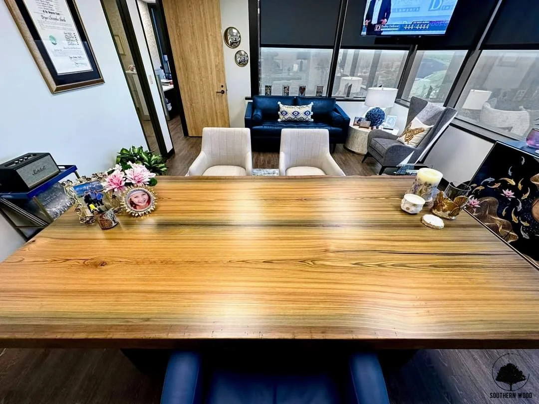 custom wood desk