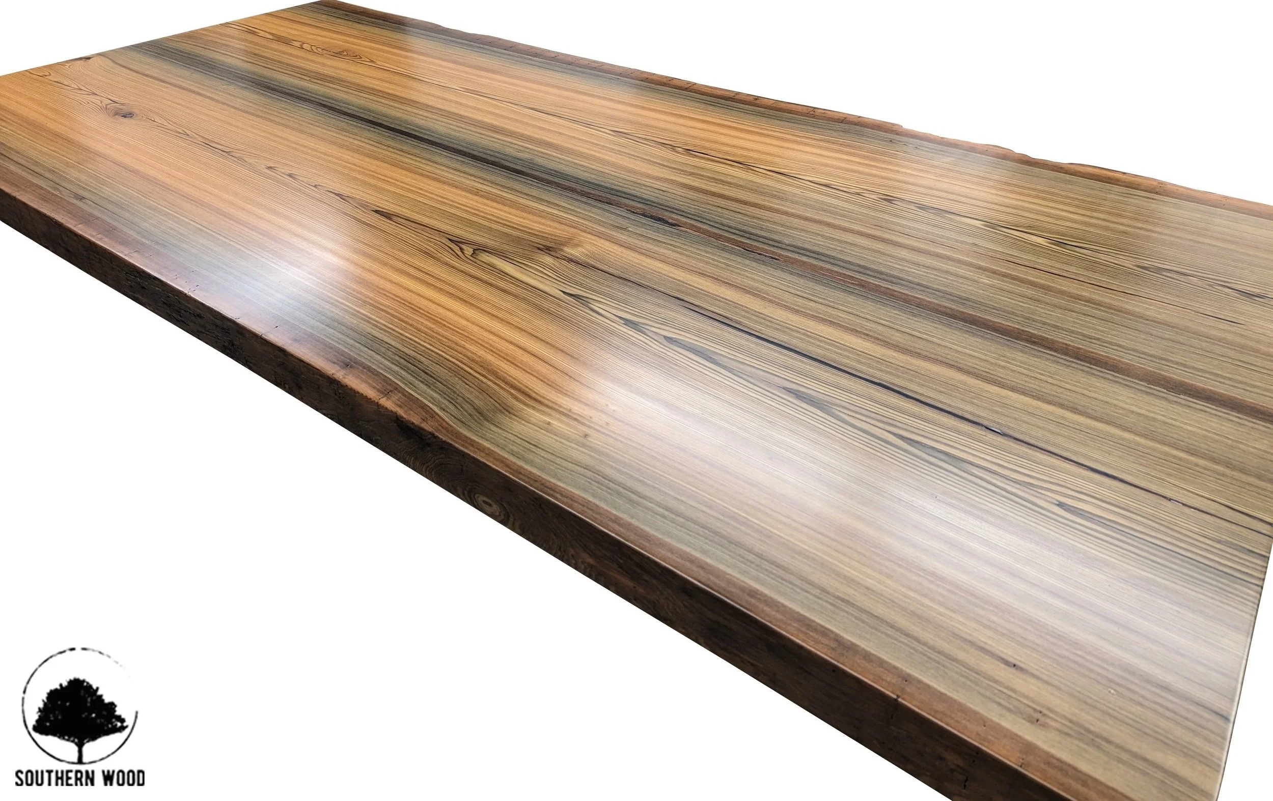 custom Louisiana sinker cypress desk