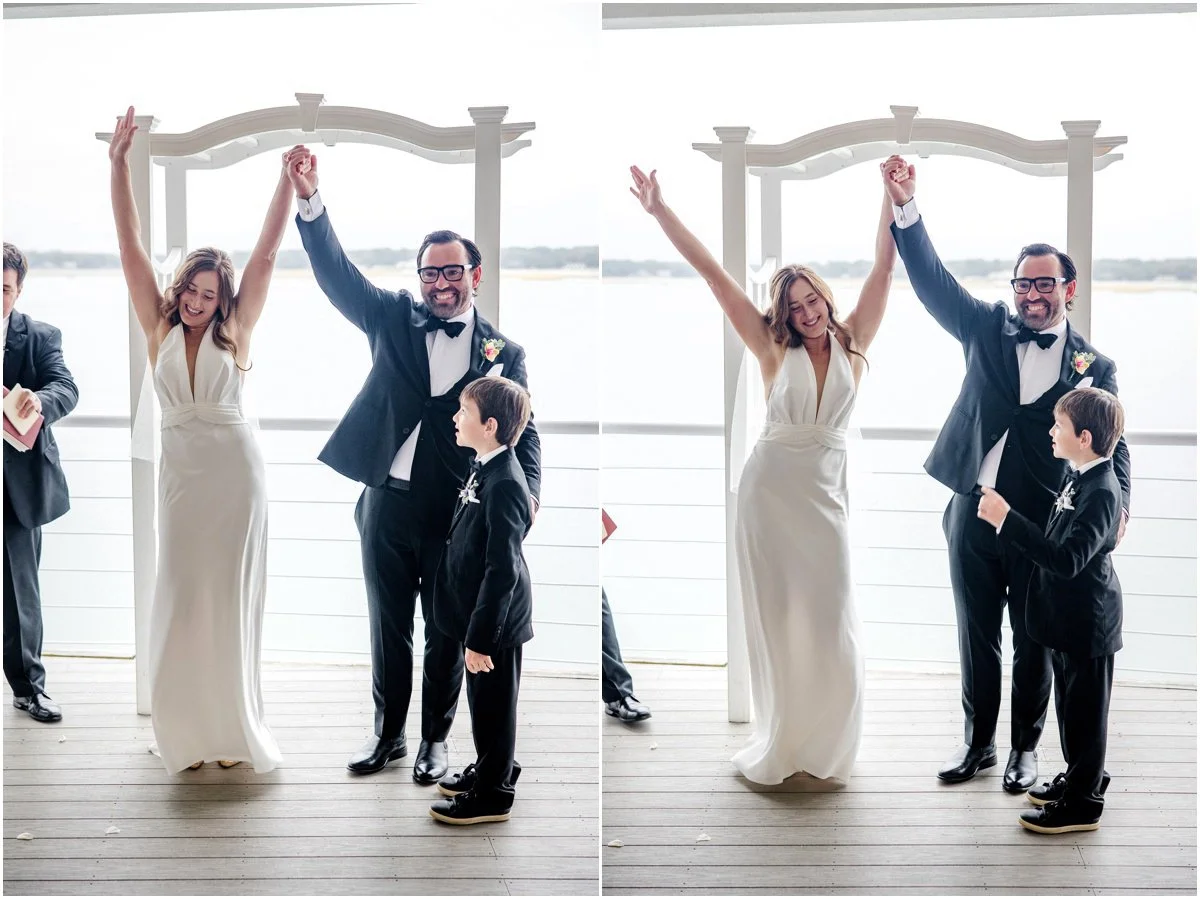Lovely coastal wedding full of joy
