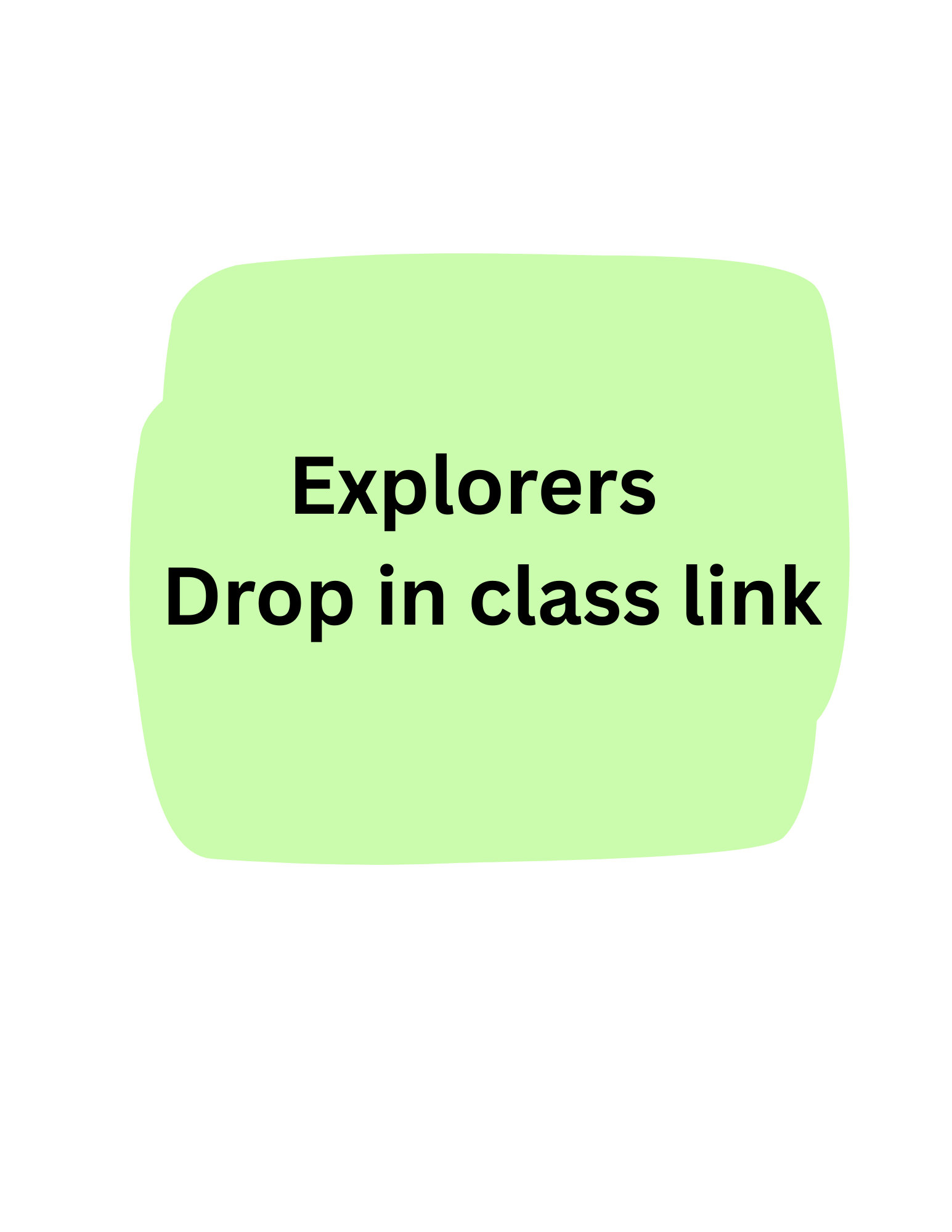 Drop In Class link Spring 2026 Session