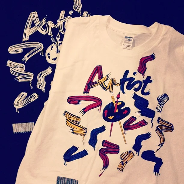 This is a remake of some t shirts my mom made in the 70’s! They’ve been re released cuz the original will be featured in UK vogue thus month. If anyone wants one head to www.motownarts.com