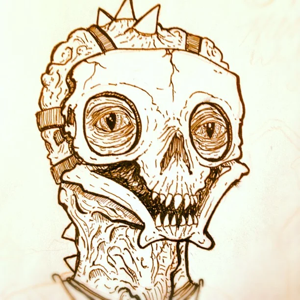 Zalidian Slaver. #drawing #pen #doodledaily #sketchparty #wip (Taken with Instagram )