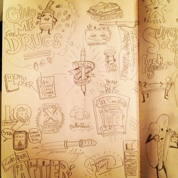 #sketchparty (Taken with Instagram at The Hollywood Dell)