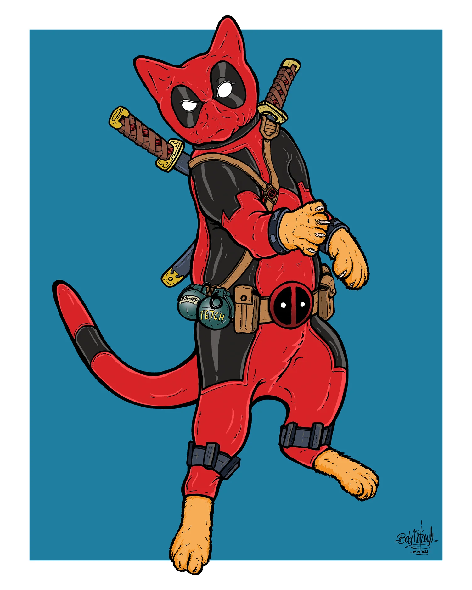Deadpool Cat