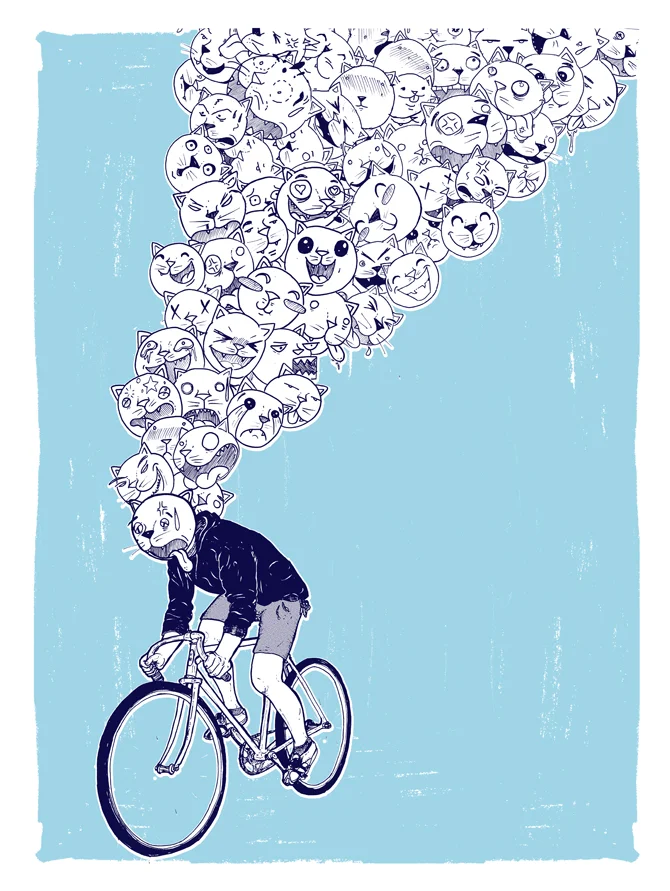 Chibi Cat Cyclist V2.0