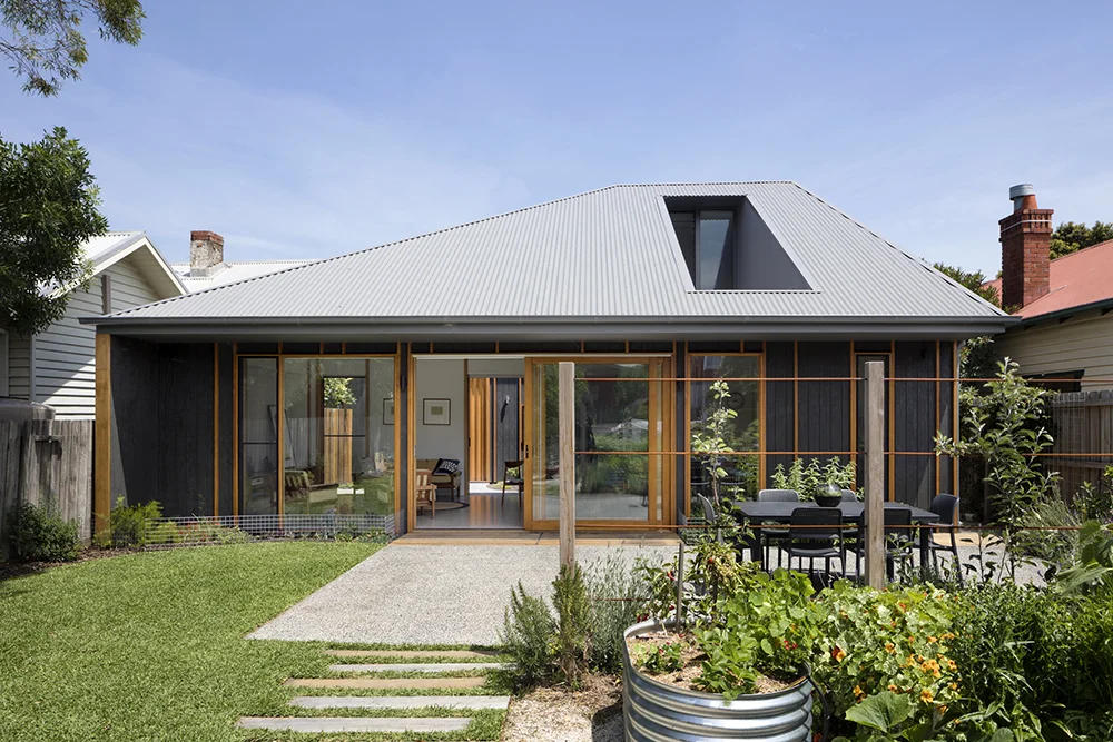 It's easy to duck and and grab some fresh herbs from the garden or spill out into the backyard for entertaining and relaxing at our Thornbury House.