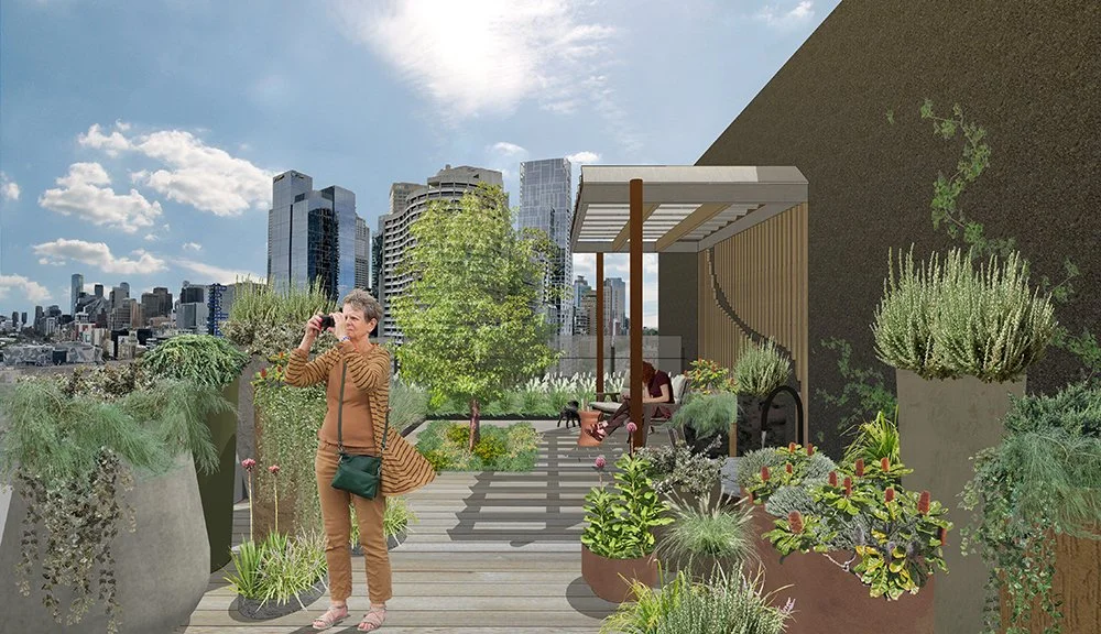 East Melbourne Roof Terrace Bent Architecture
