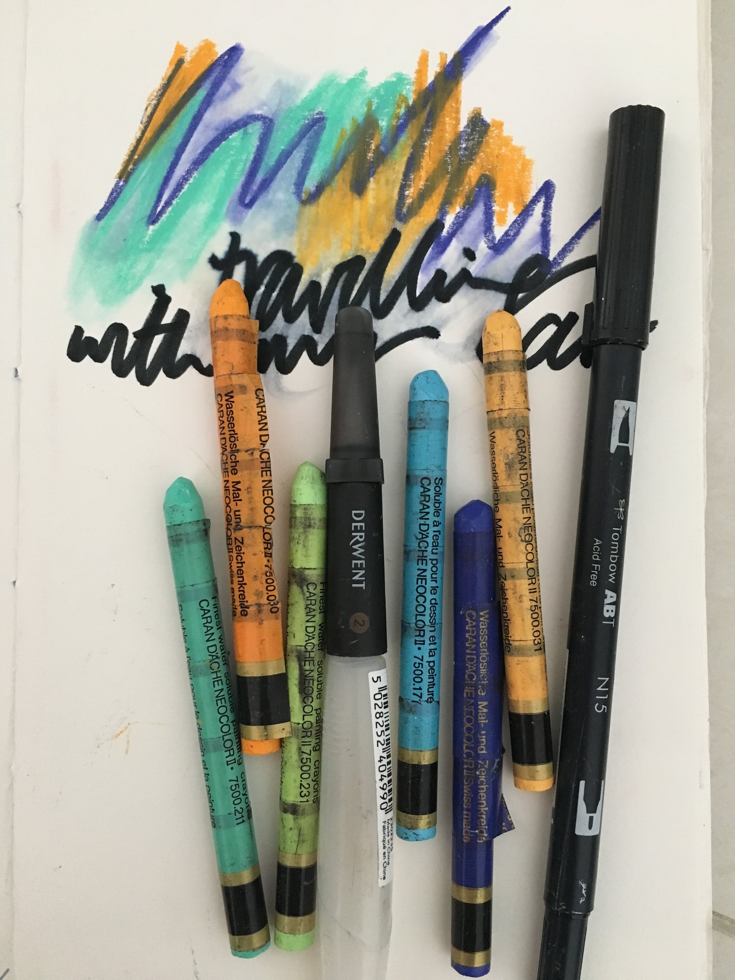 Travel and portable art supplies — The Art Process with Kathy Leader