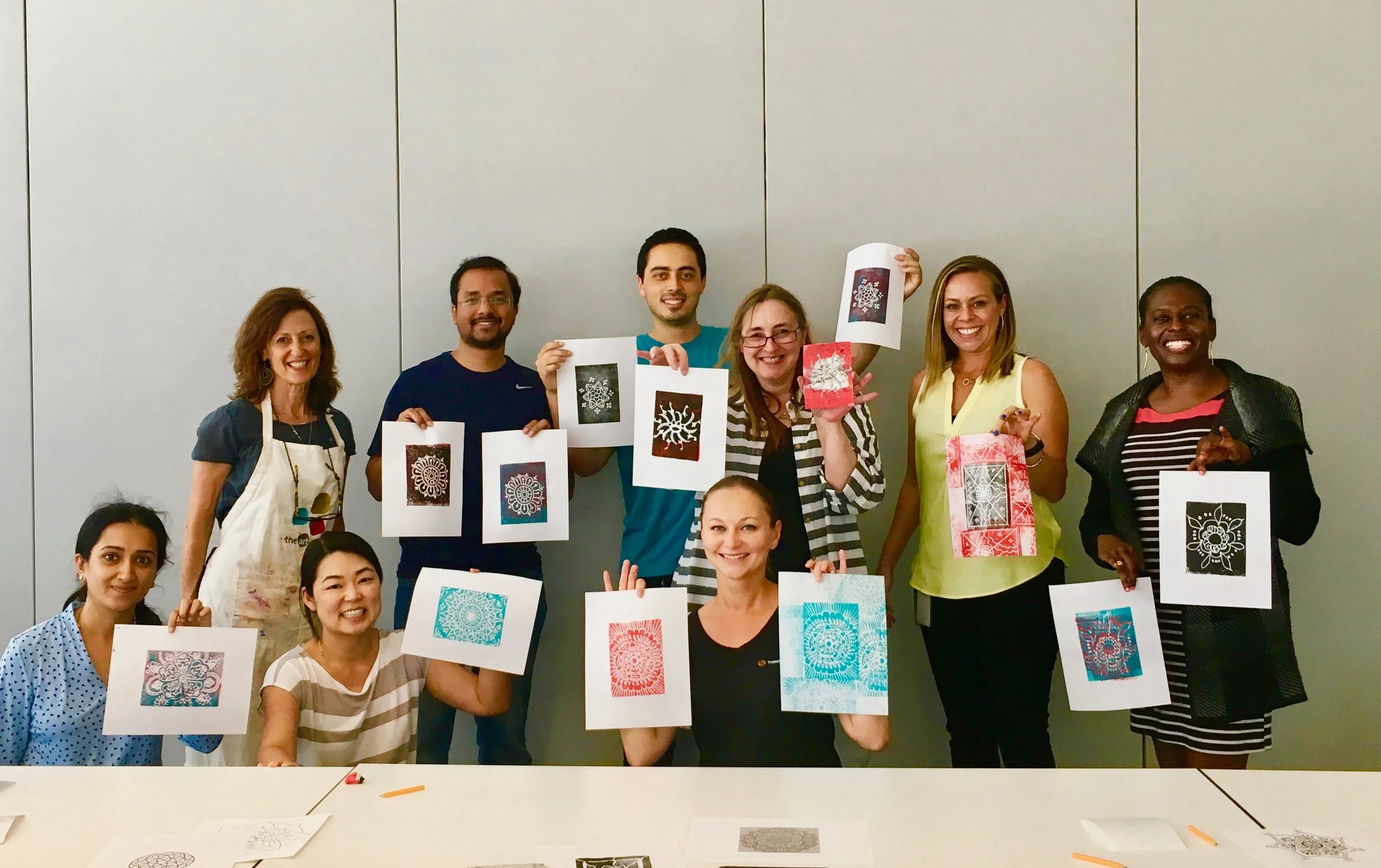 Thomson's Reuters Culver City, Los Angeles: Printing Mandalas